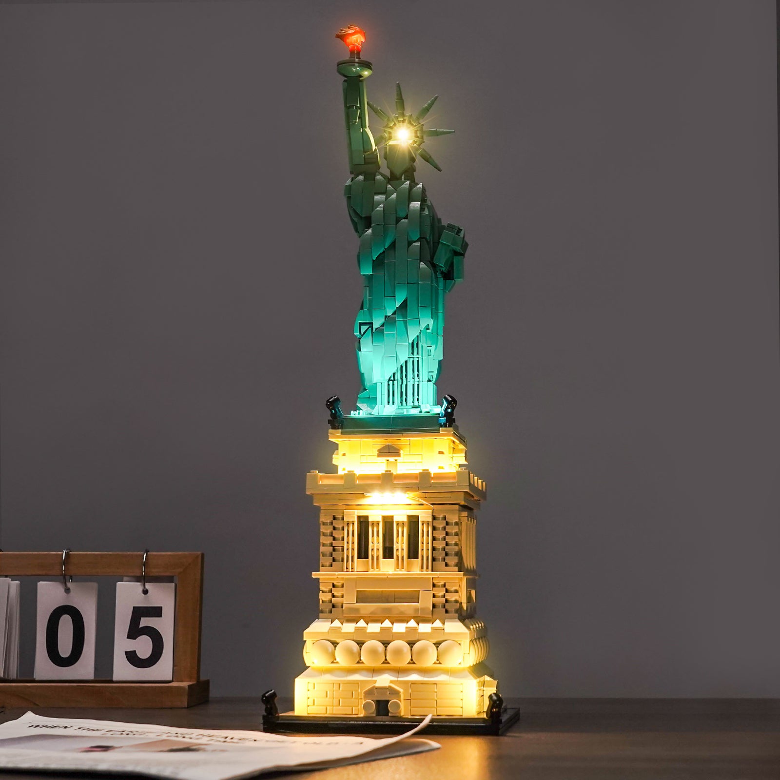 BrickBling Light Kit For LEGO Statue of Liberty 21042 Version 2