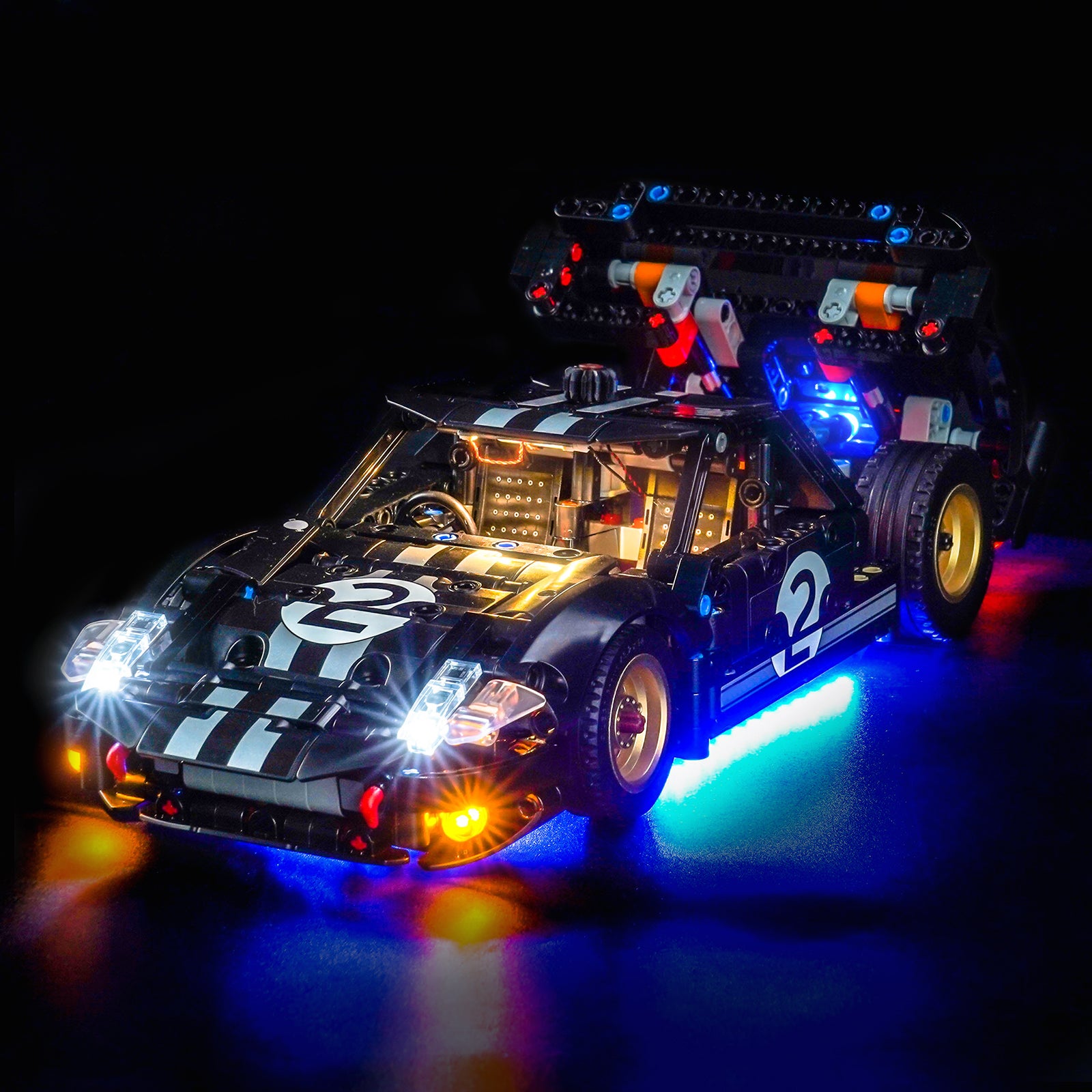 BrickBling Light Kit for LEGO Technic 1966 Ford GT40 MKII Race Car 42223