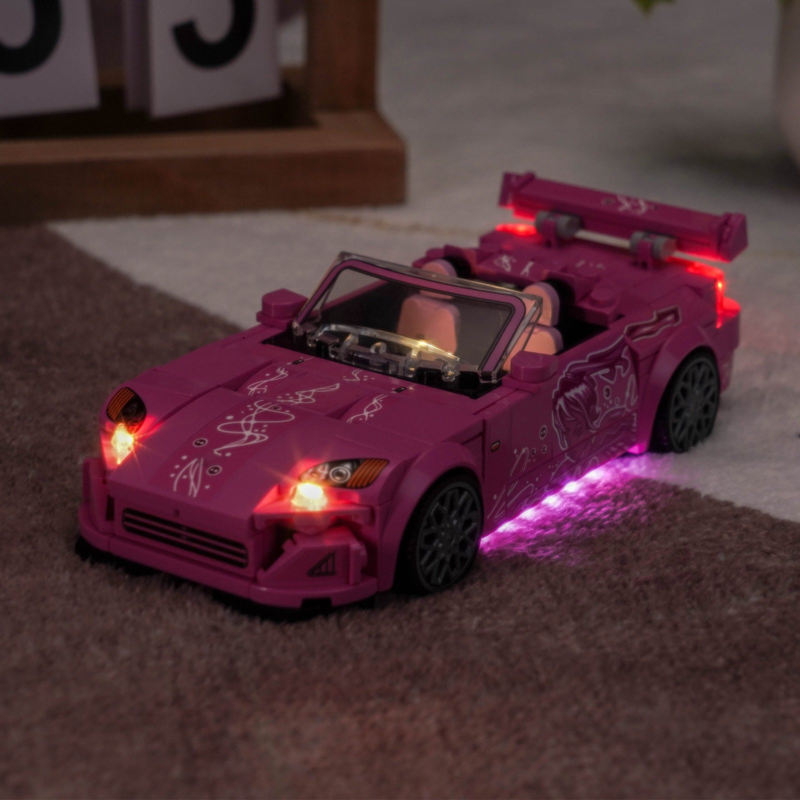 BrickBling Light Kit for LEGO Speed Champions 2 Fast 2 Furious Honda S2000 77241