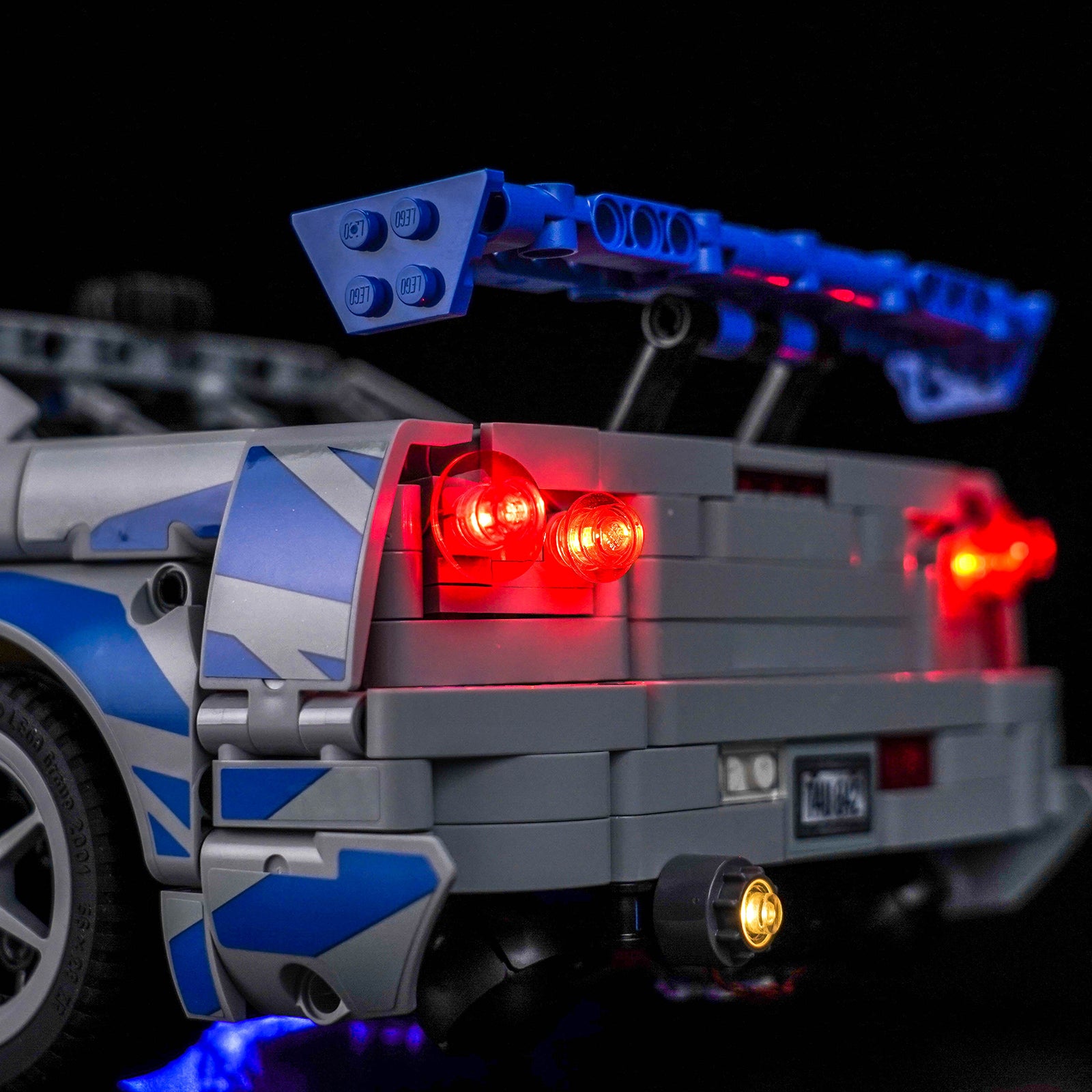 BrickBling Light Kit for LEGO Technic 2 Fast 2 Furious Nissan Skyline GT-R (R34) Car 42210