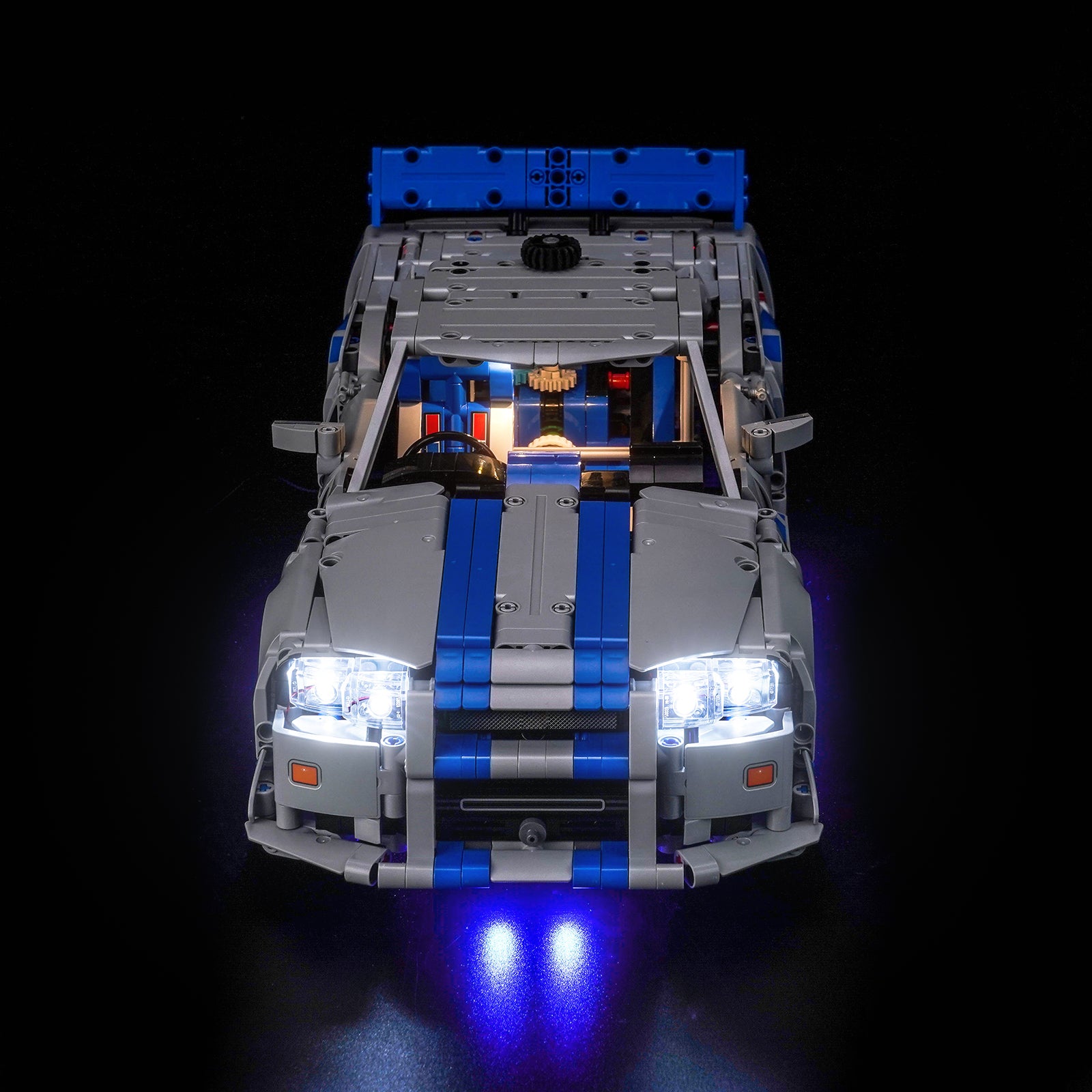 BrickBling Light Kit for LEGO Technic 2 Fast 2 Furious Nissan Skyline GT-R (R34) Car 42210