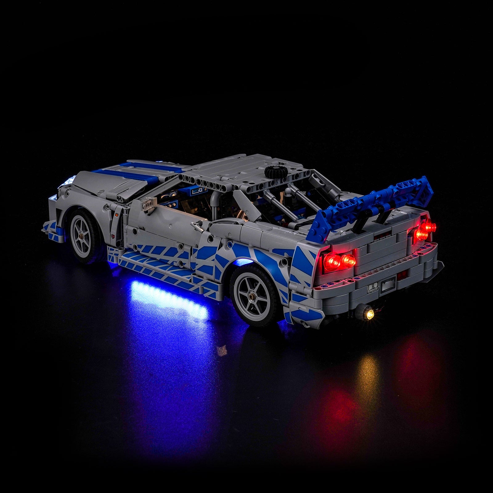 BrickBling Light Kit for LEGO Technic 2 Fast 2 Furious Nissan Skyline GT-R (R34) Car 42210