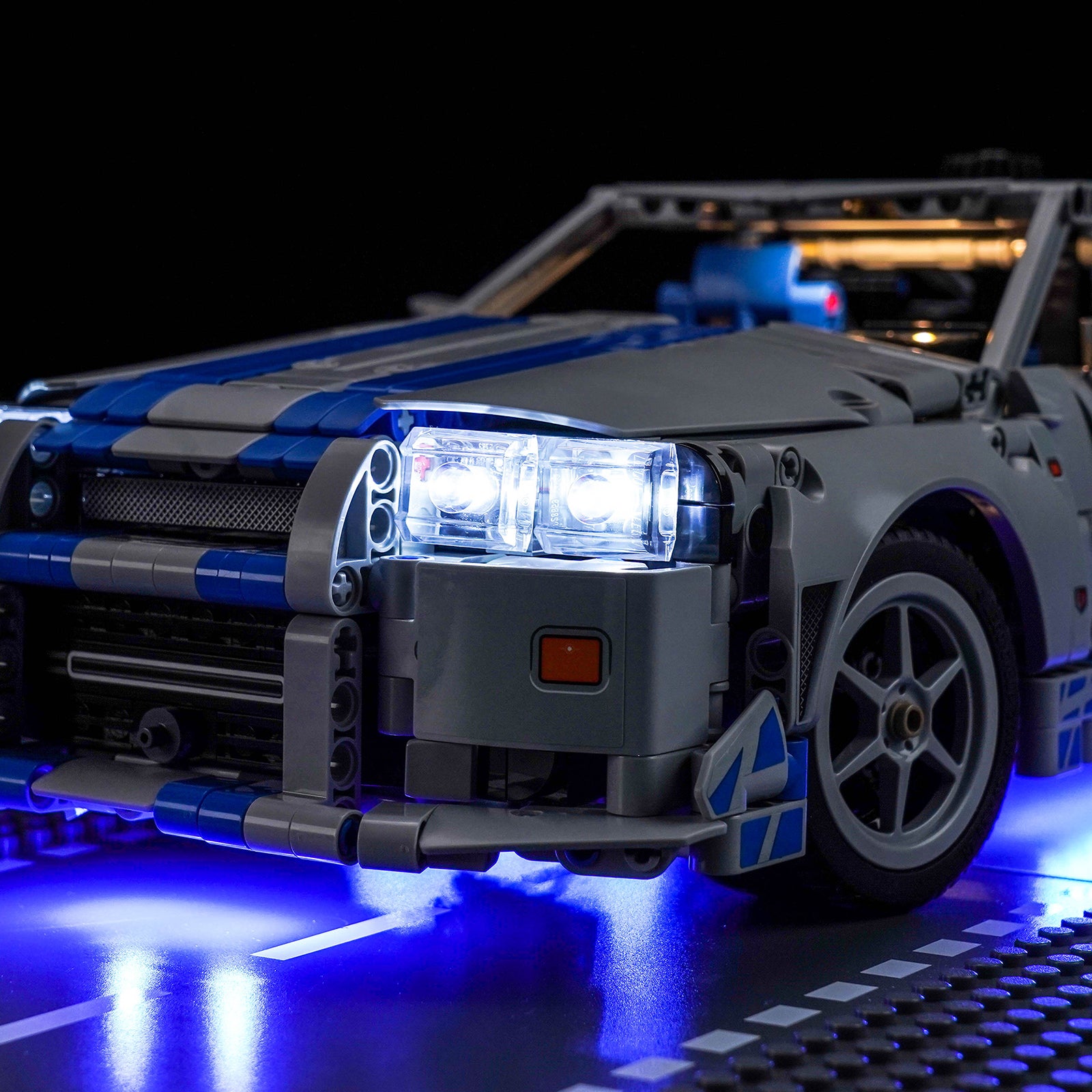 BrickBling Light Kit for LEGO Technic 2 Fast 2 Furious Nissan Skyline GT-R (R34) Car 42210