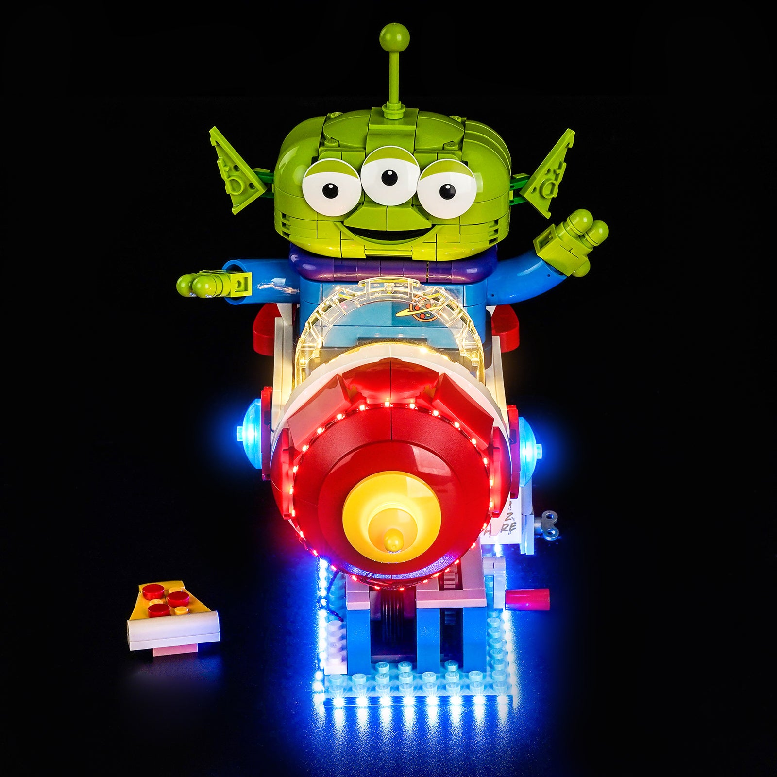 BrickBling Light Kit for LEGO Disney Alien with Pizza Planet Rocket Ride 43307