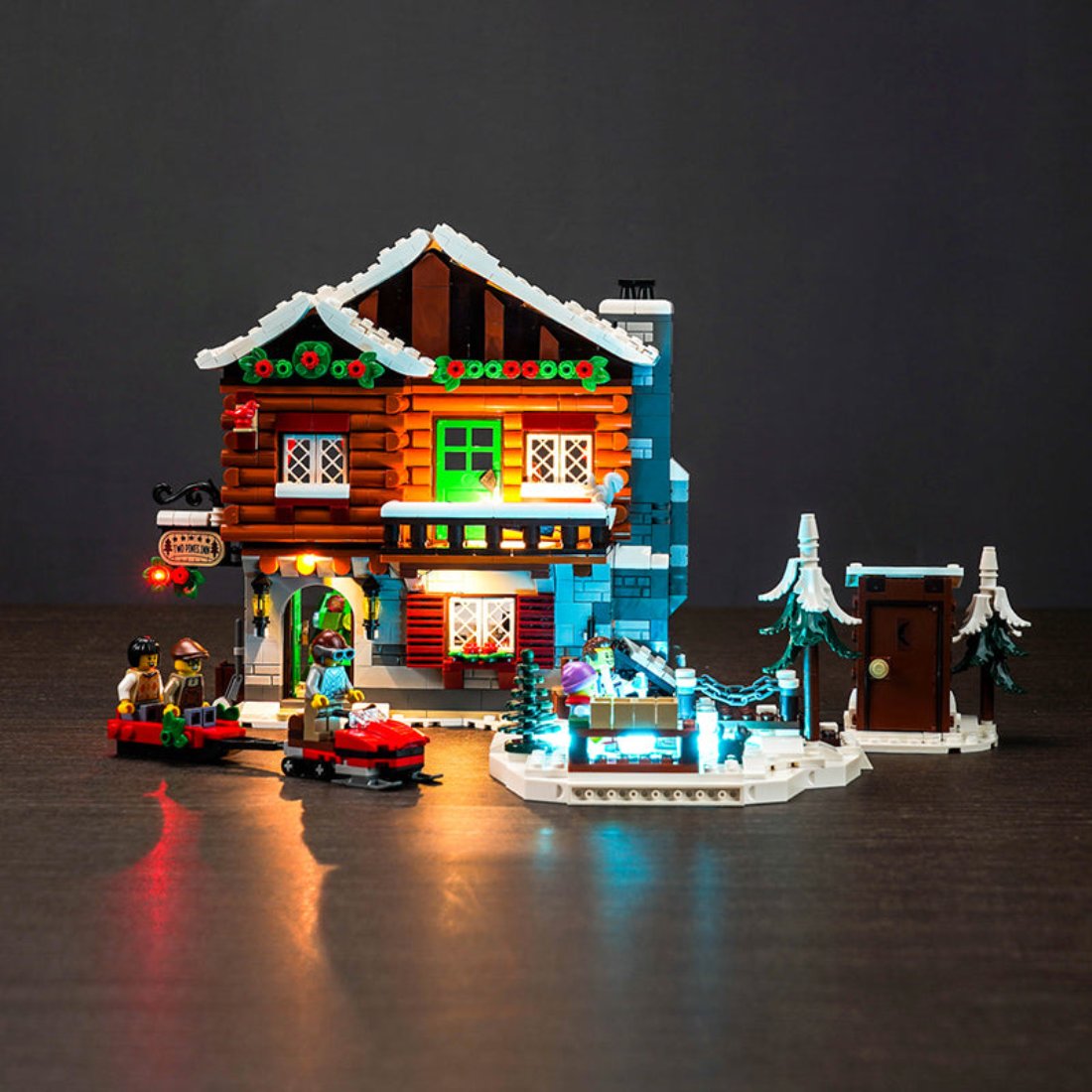 BrickBling Light Kit for LEGO Alpine Lodge Winter Village Set 10325