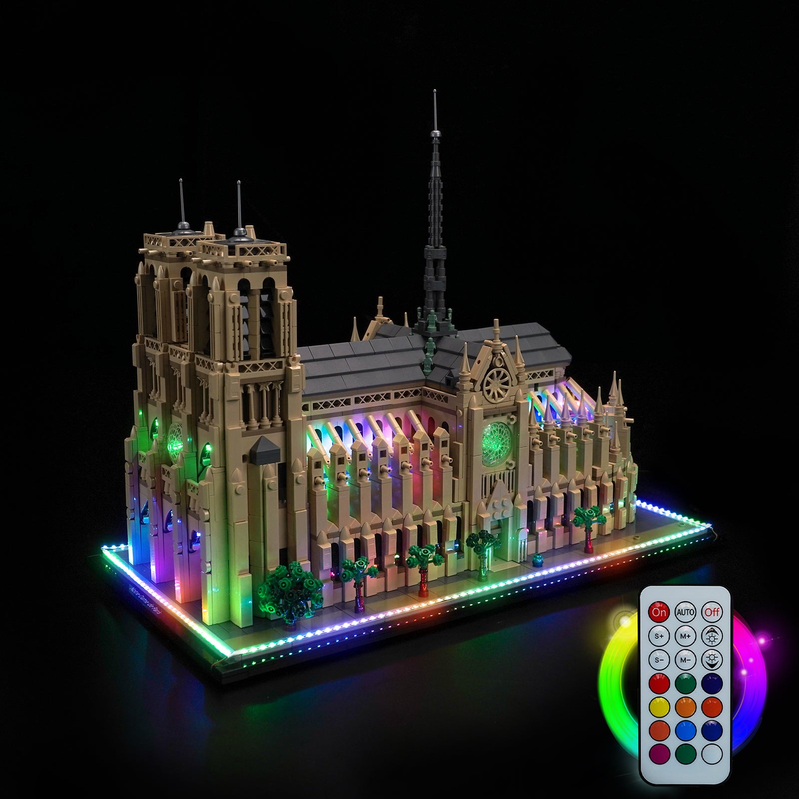 BrickBling Light Kit for LEGO  Architecture Notre-Dame de Paris 21061