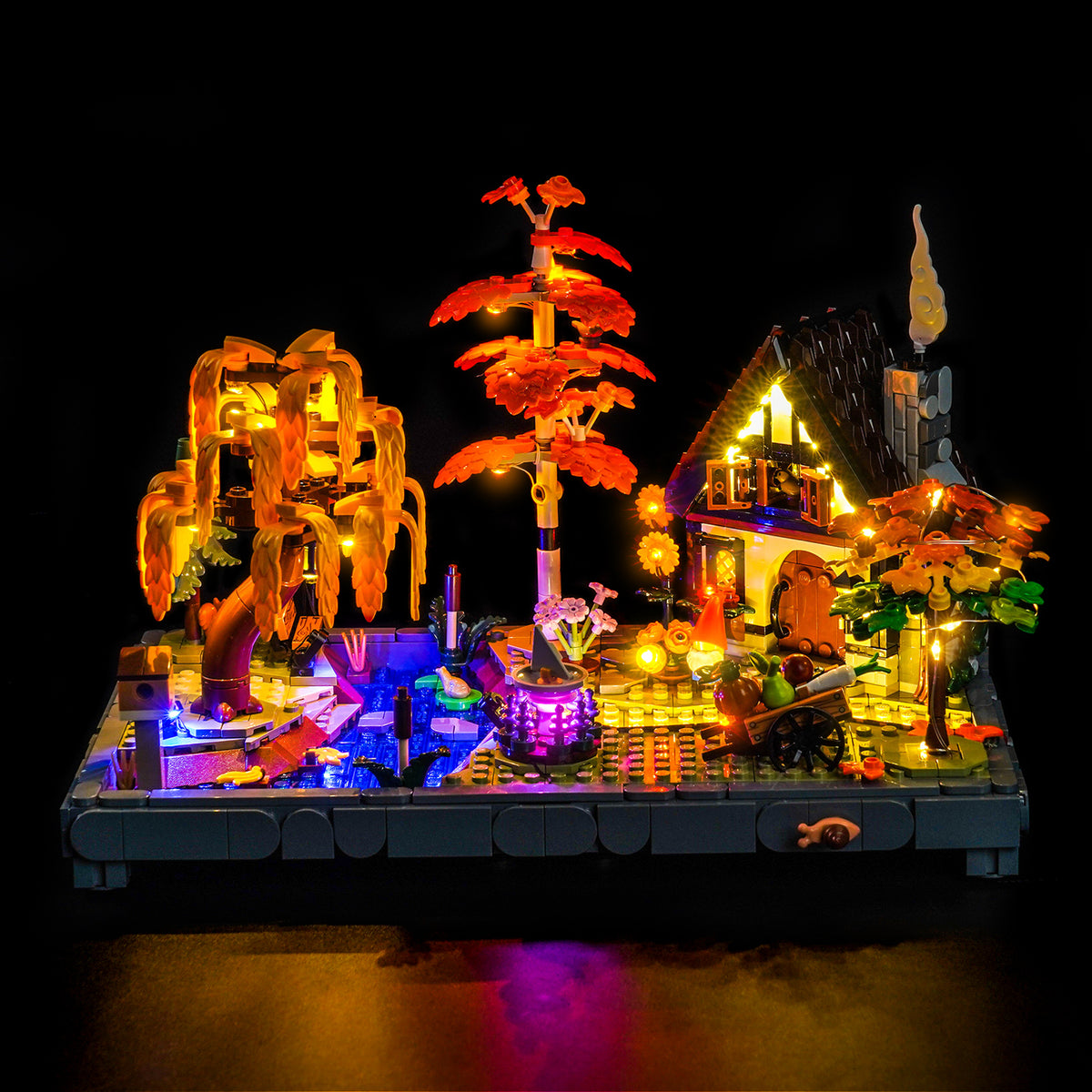 LED Light Kit for LEGO Autumn Cottage Garden 11372