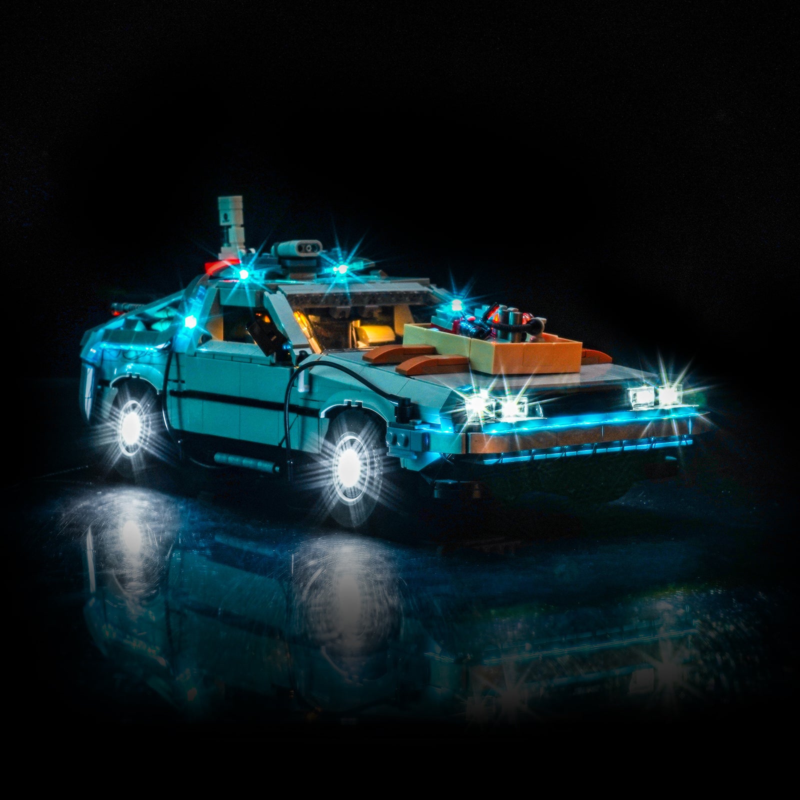 BrickBling Light Kit for LEGO Icons Back to the Future Time Machine 10300 New Version 