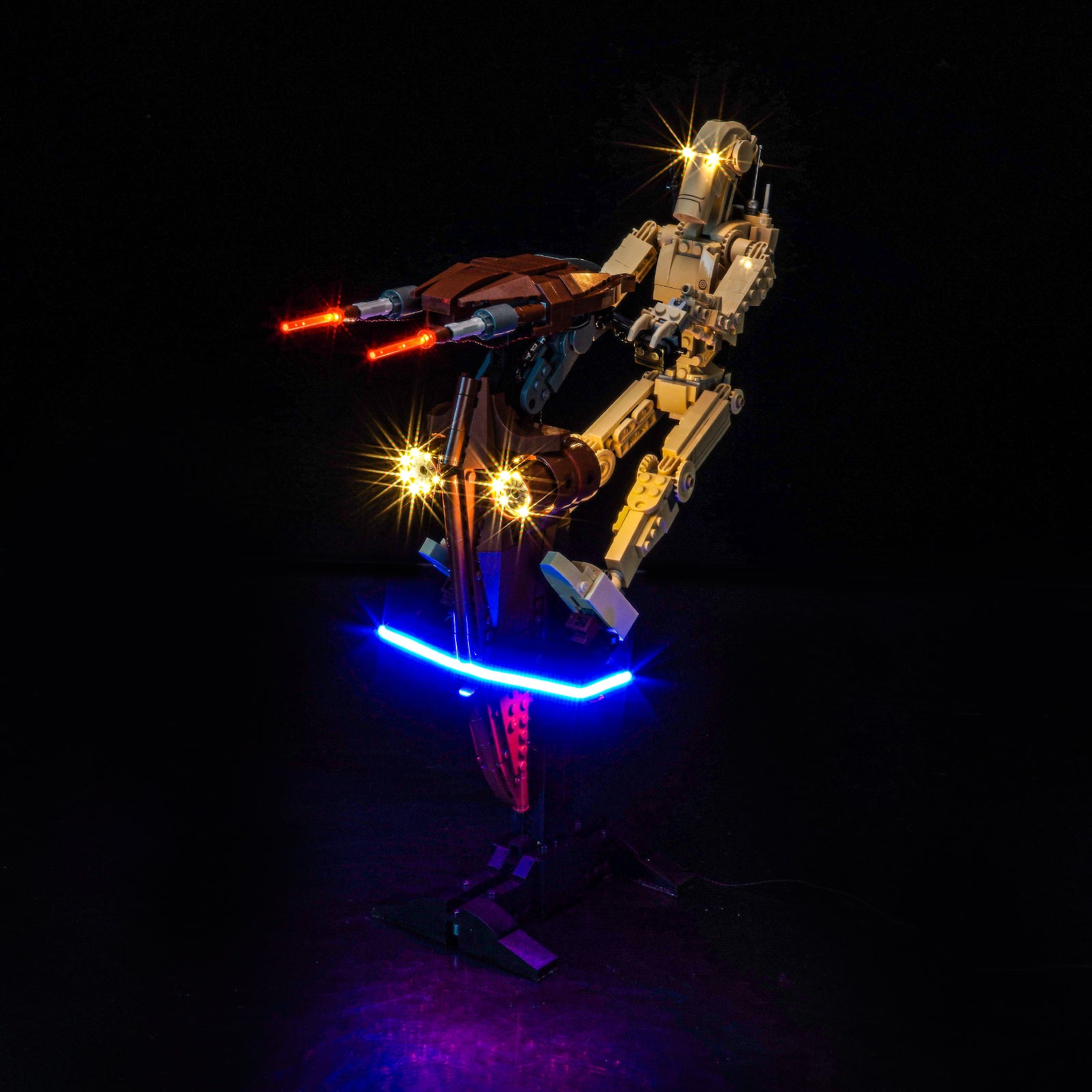 BrickBling Light Kit for LEGO Star Wars Battle Droid™ with STAP 75428