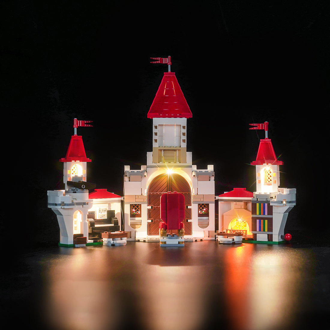 BrickBling Light Kit for LEGO Super Mario Battle with Roy at Peach's Castle 71435