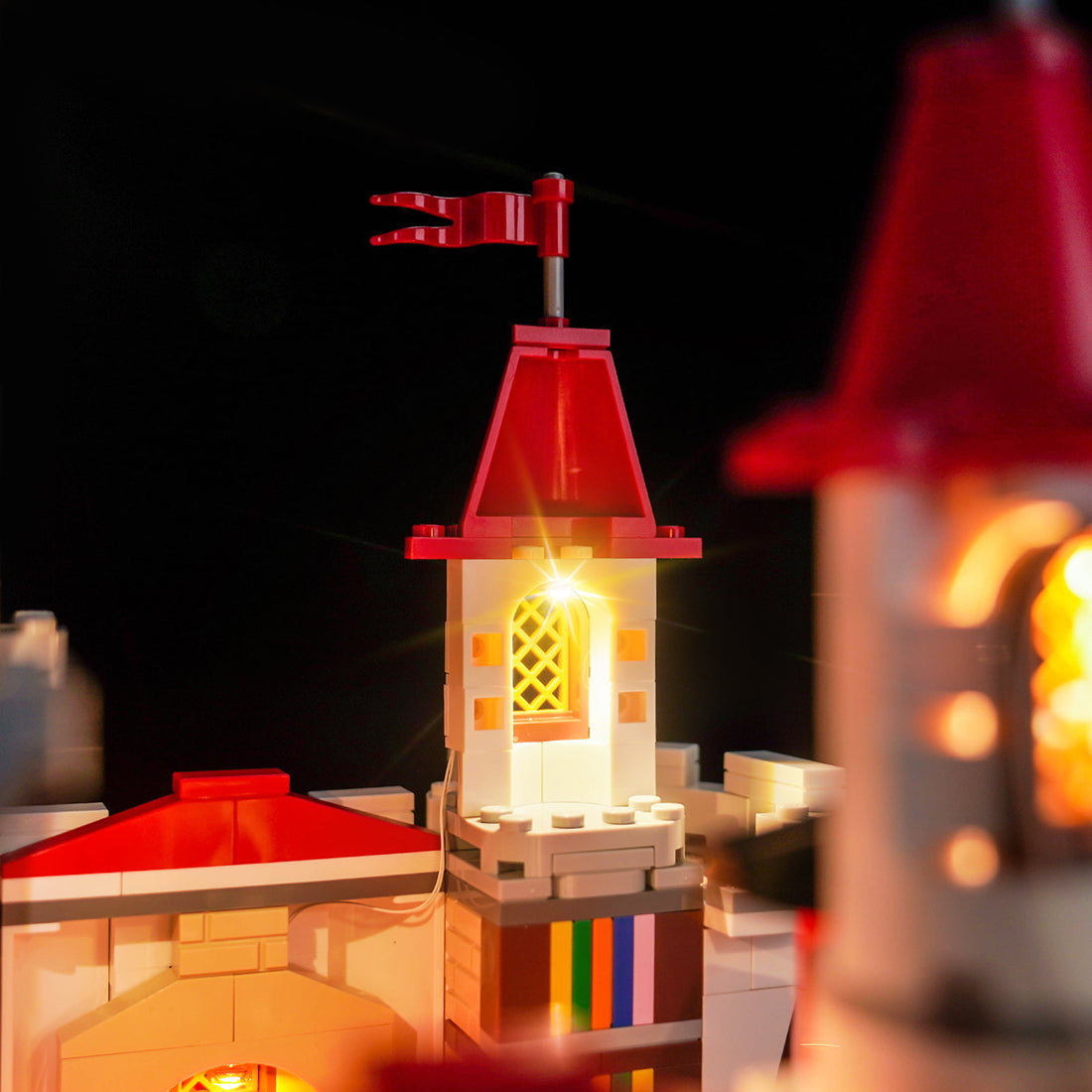 BrickBling Light Kit for LEGO Super Mario Battle with Roy at Peach's Castle 71435