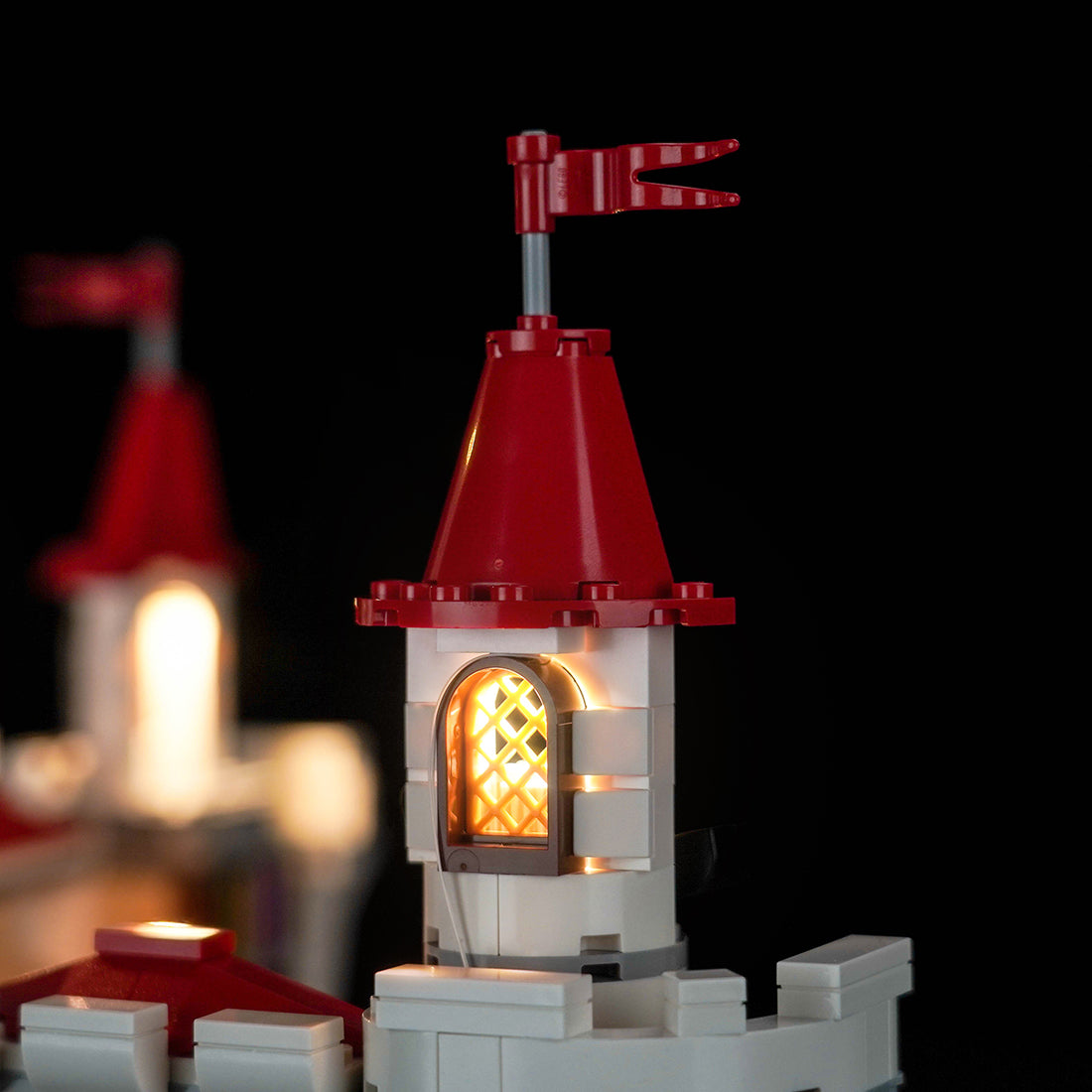 BrickBling Light Kit for LEGO Super Mario Battle with Roy at Peach's Castle 71435