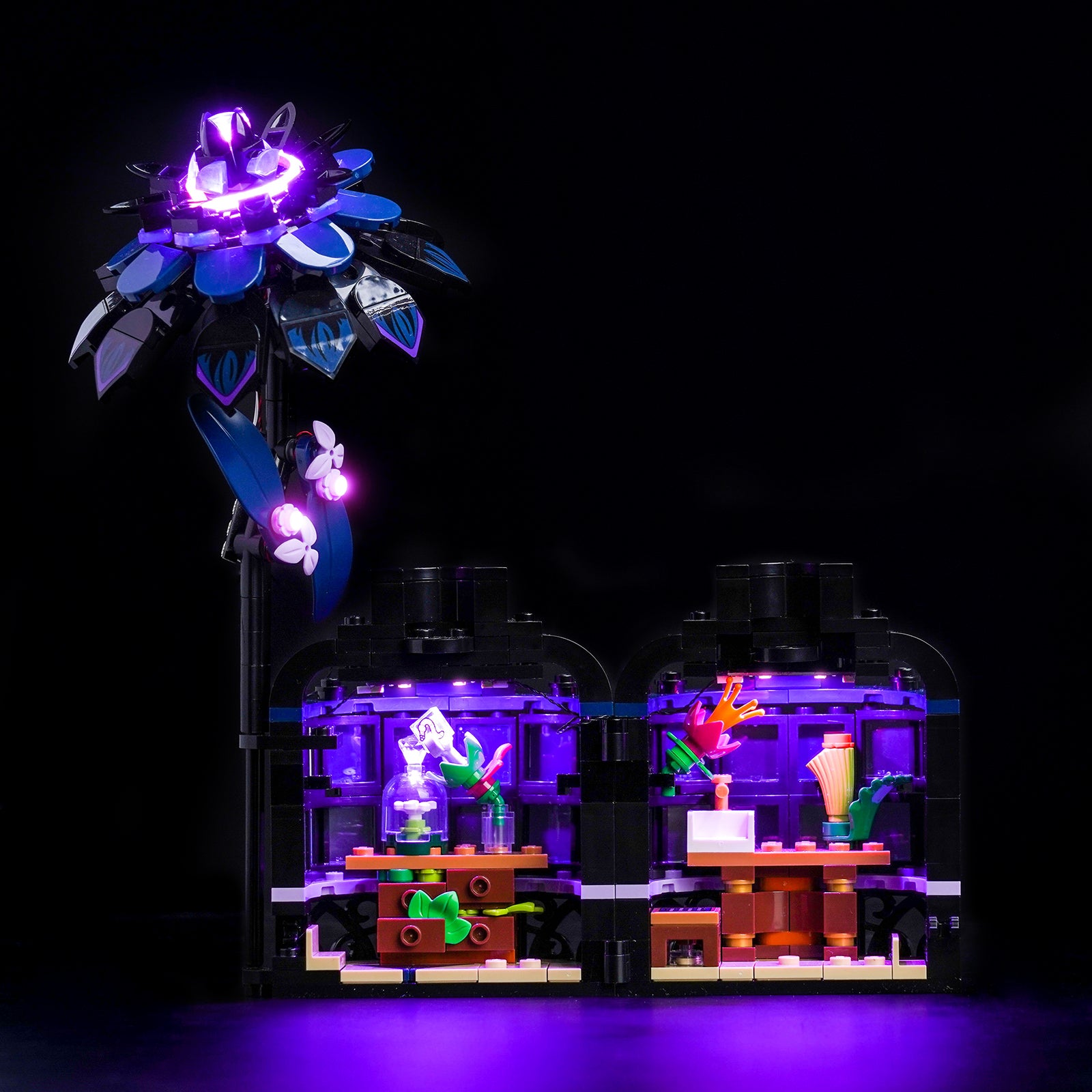 BrickBling Light Kit for LEGO Wednesday Sets Black Dahlia Flower 76784