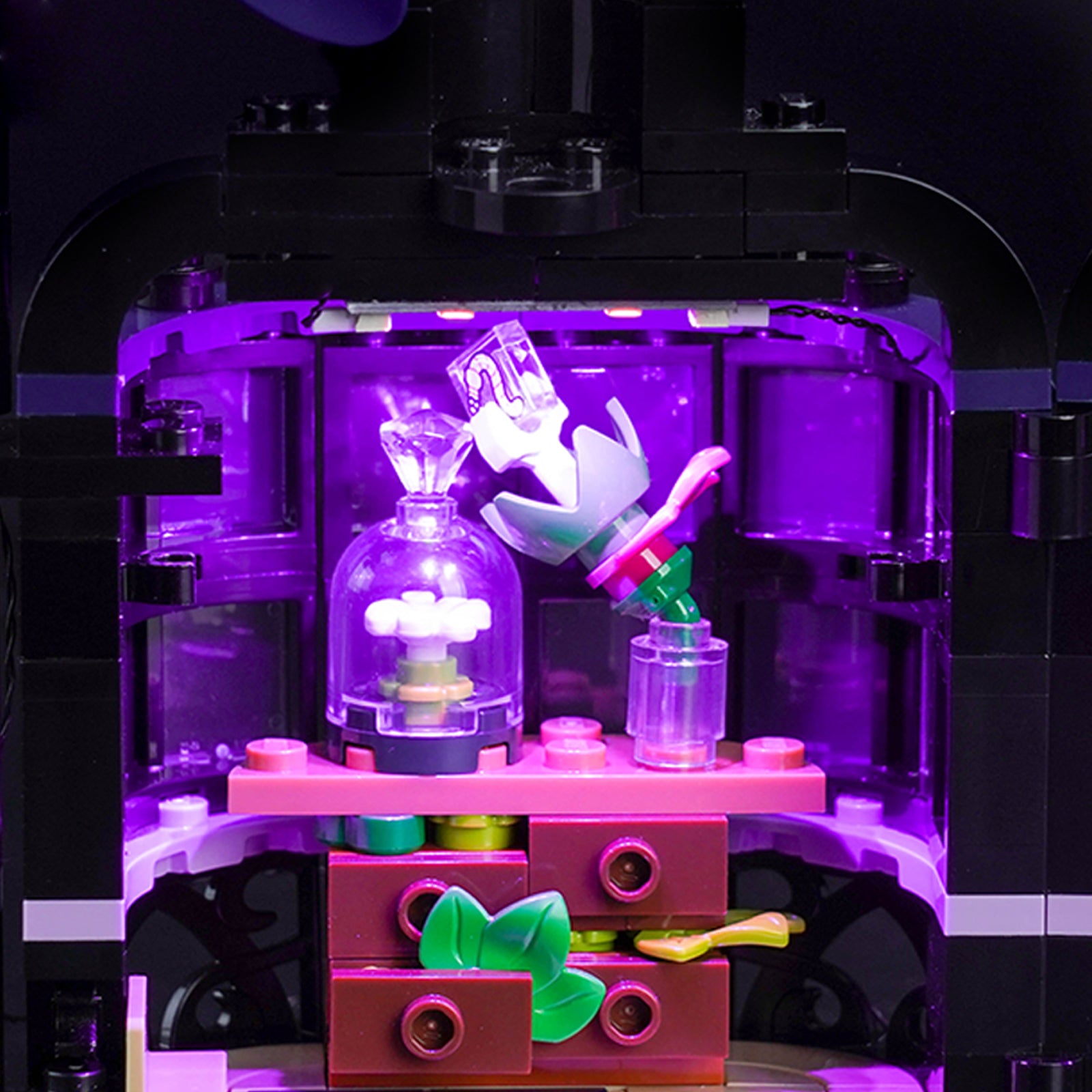 BrickBling Light Kit for LEGO Wednesday Sets Black Dahlia Flower 76784