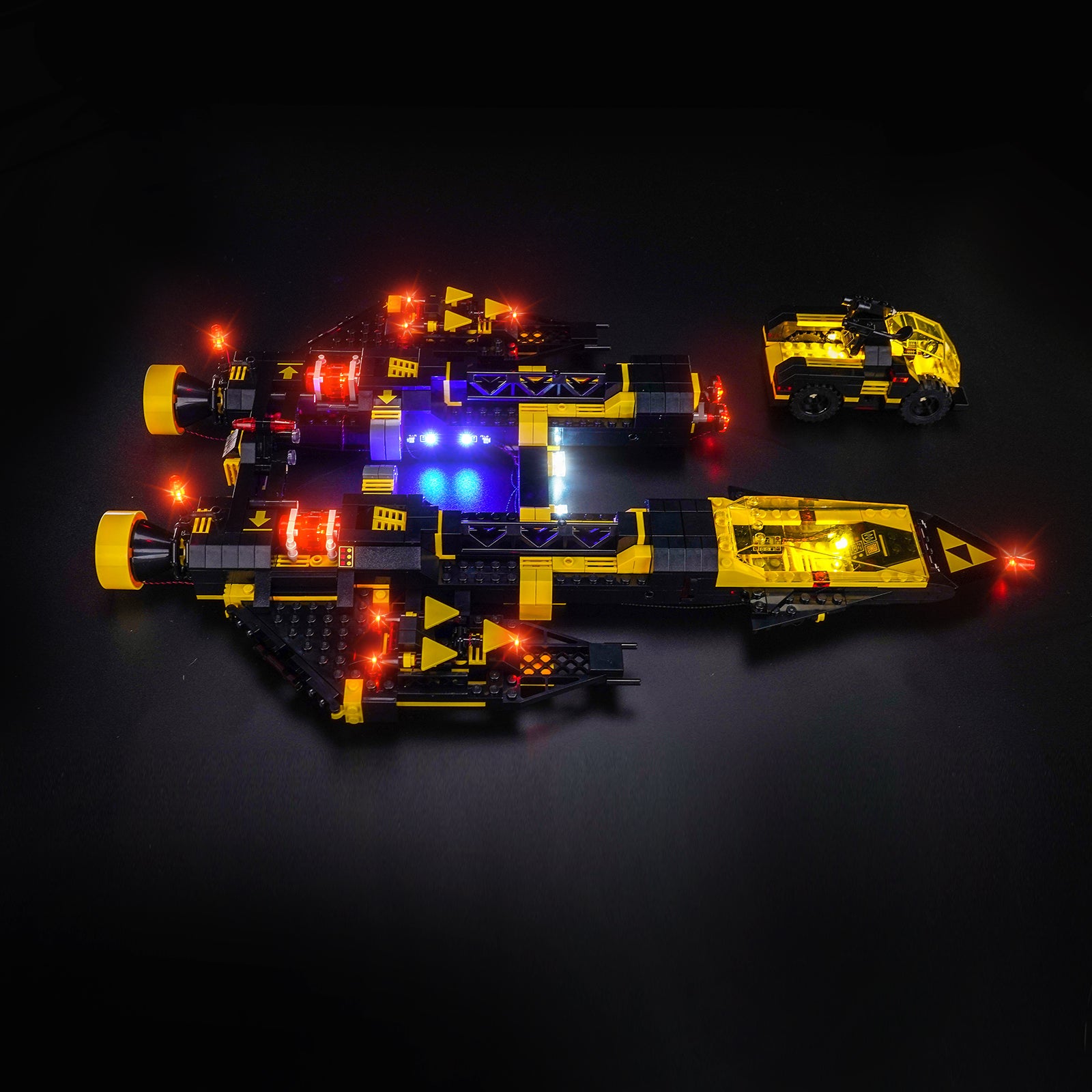 BrickBling Light Kit for LEGO Icons Blacktron Renegade 10355