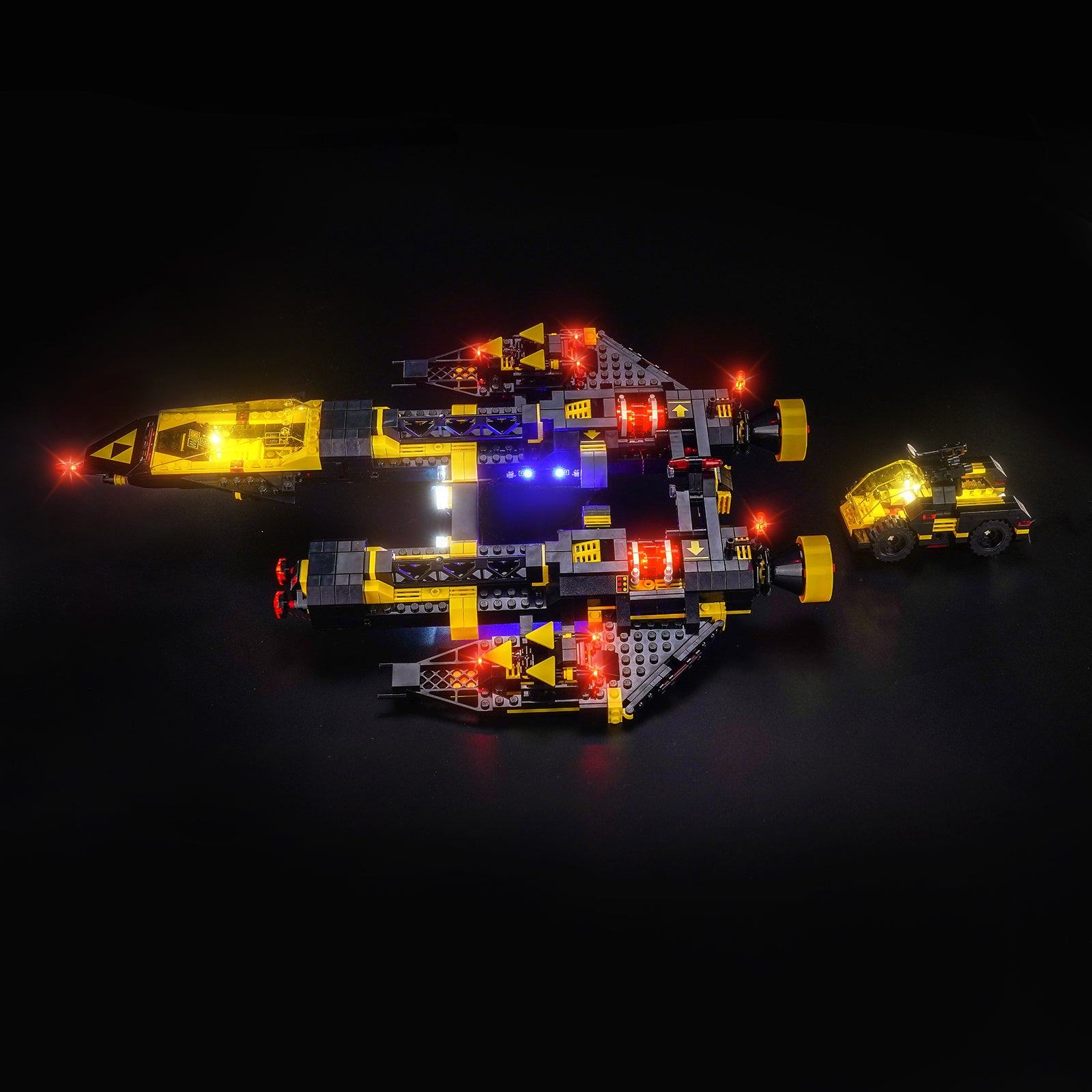 BrickBling Light Kit for LEGO Icons Blacktron Renegade 10355