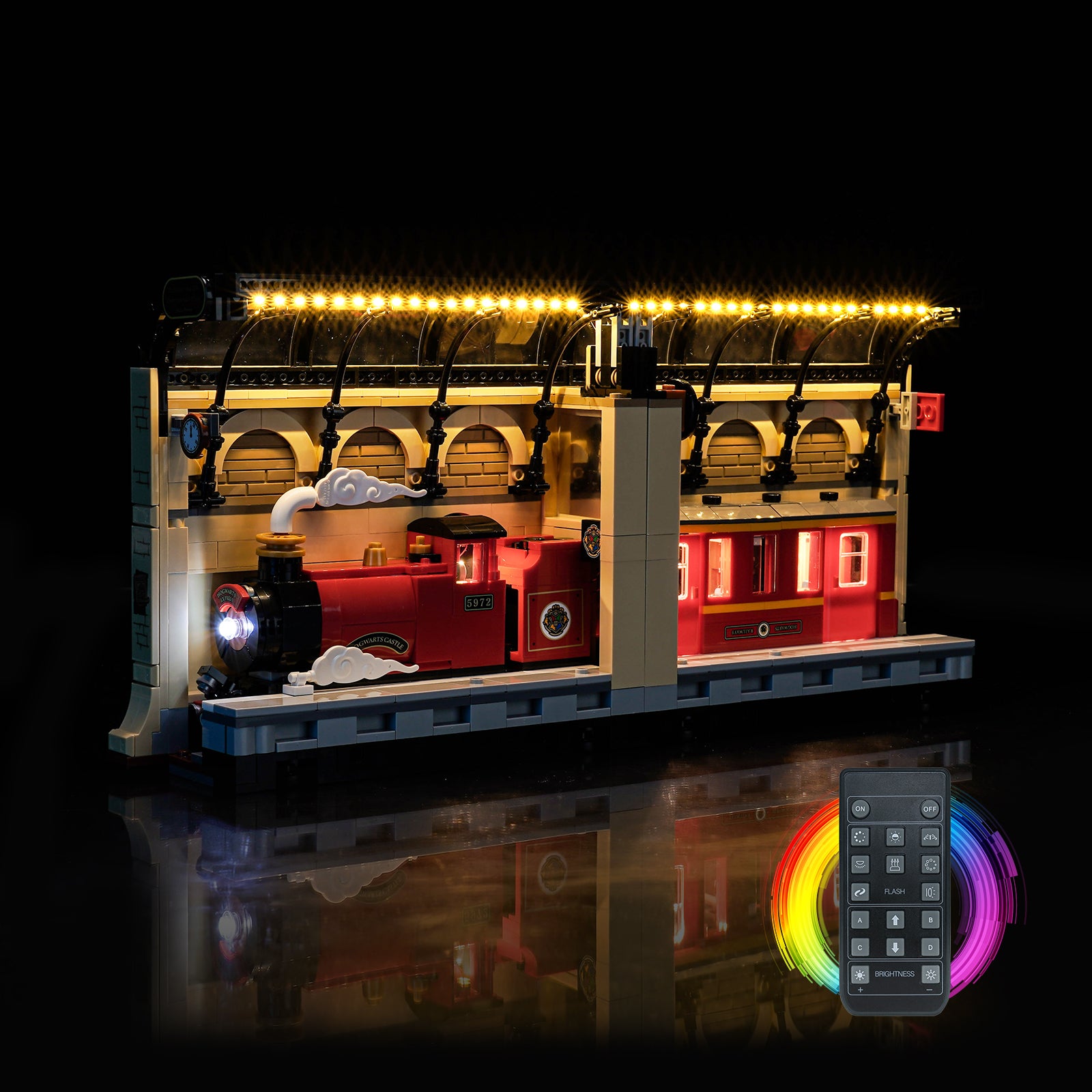 BrickBling Light Kit for LEGO Harry Potter Book Nook: Hogwarts™ Express 76450