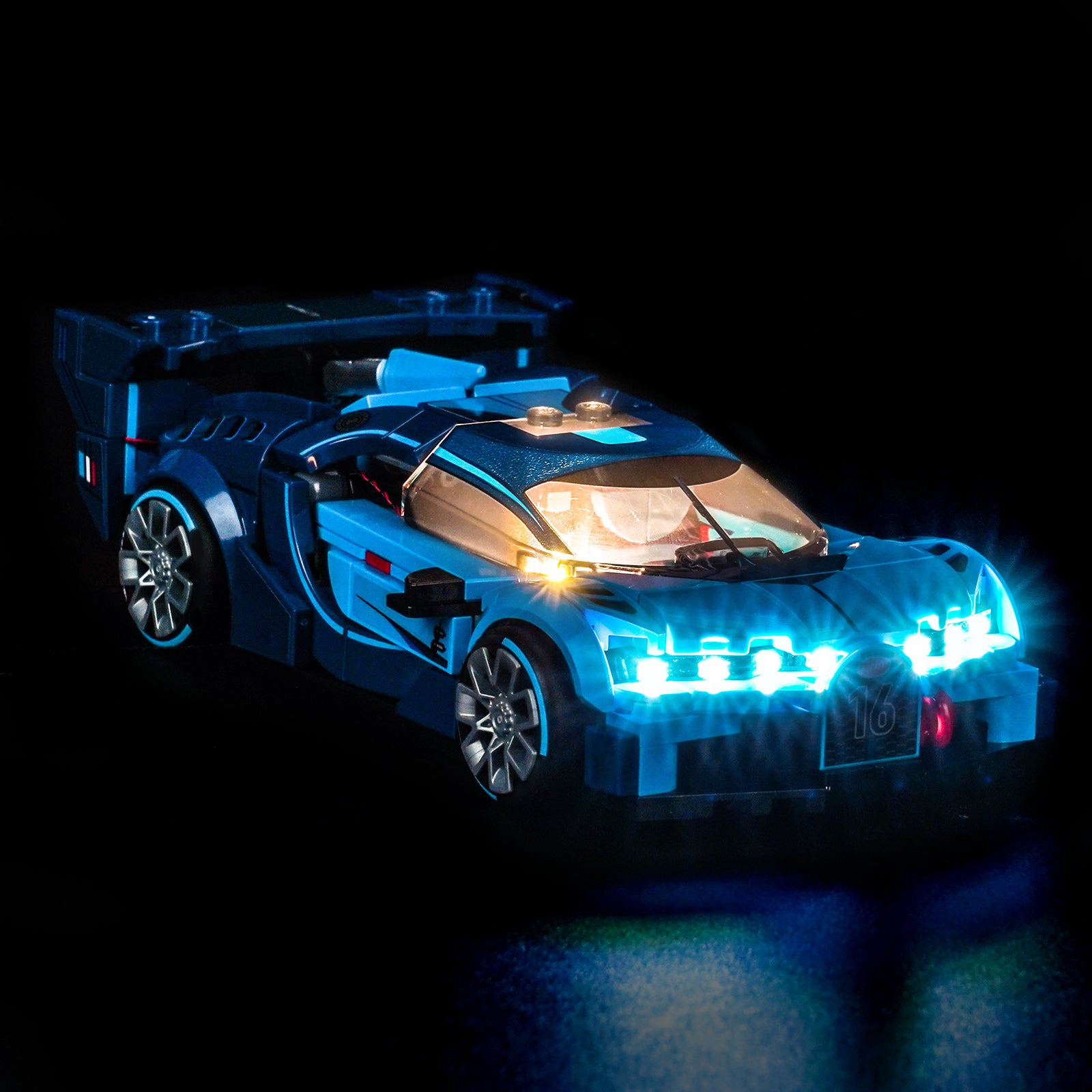 BrickBling Light Kit for LEGO Speed Champions Bugatti Vision GT Hyper Sports Car 77253