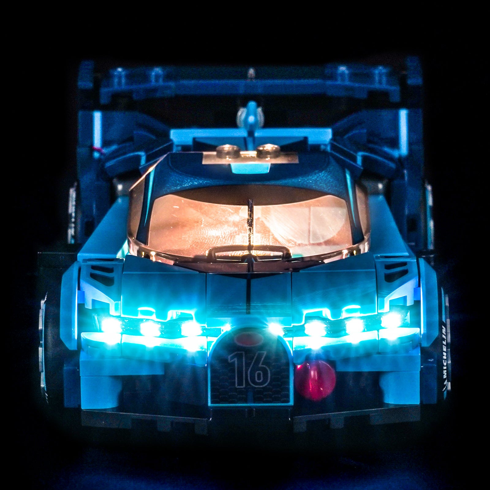 BrickBling Light Kit for LEGO Speed Champions Bugatti Vision GT Hyper Sports Car 77253