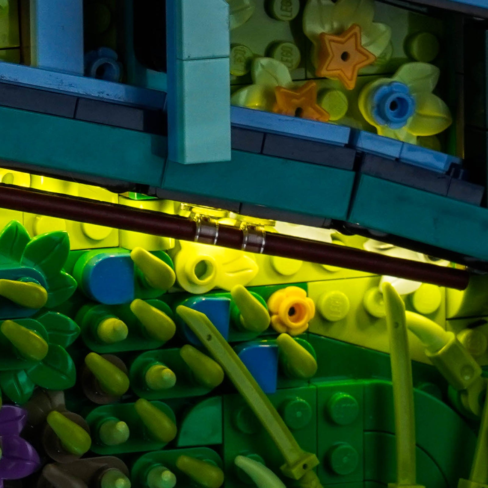 BrickBling Light Kit for LEGO Art Claude Monet – Bridge over a Pond of Water Lilies 31220