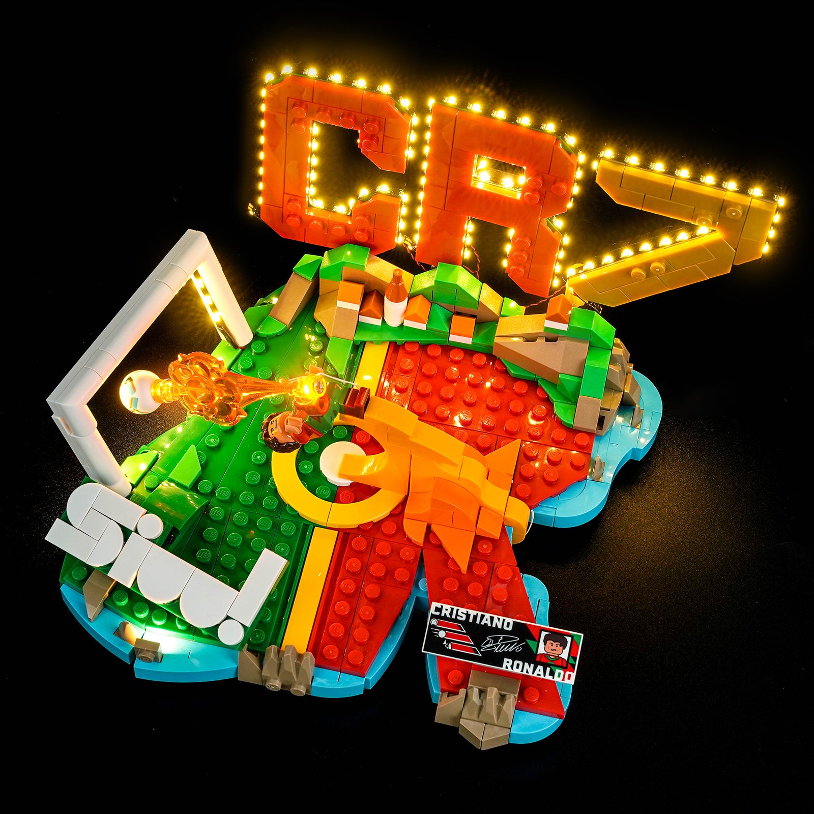BrickBling Light Kit for LEGO Editions Cristiano Ronaldo – Soccer Highlights 43012