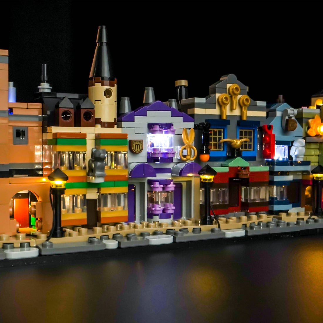 BrickBling Light Kit for LEGO Harry Potter Diagon Alley™ Wizarding Shops 76444