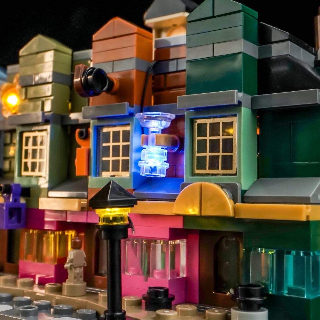 BrickBling Light Kit for LEGO Harry Potter Diagon Alley™ Wizarding Shops 76444