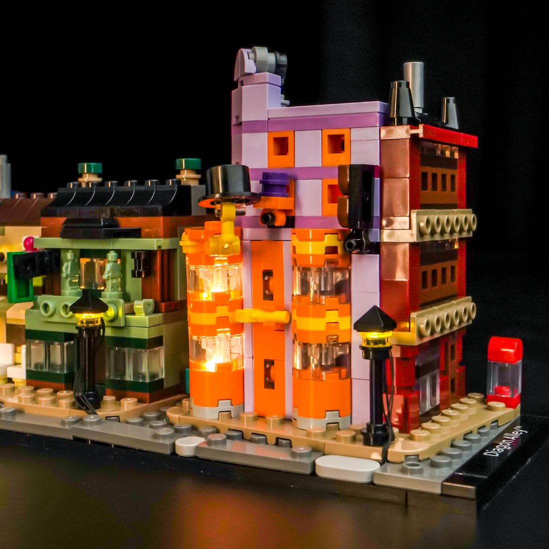 BrickBling Light Kit for LEGO Harry Potter Diagon Alley™ Wizarding Shops 76444