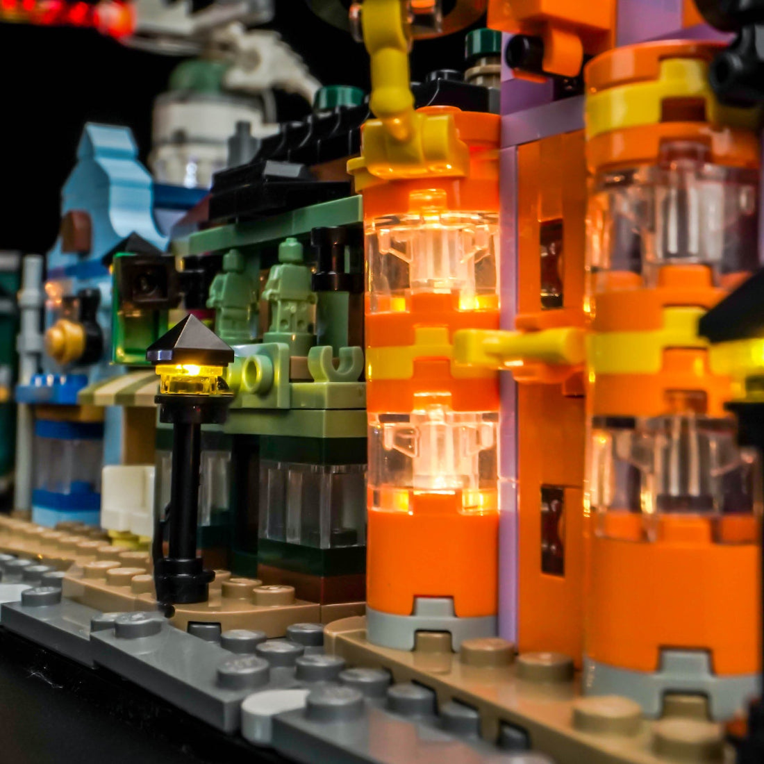 BrickBling Light Kit for LEGO Harry Potter Diagon Alley™ Wizarding Shops 76444