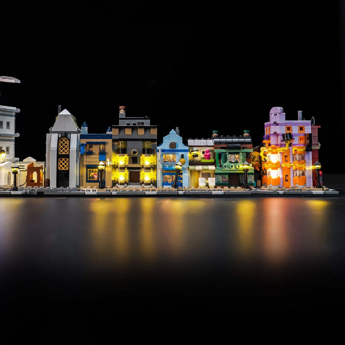 BrickBling Light Kit for LEGO Harry Potter Diagon Alley™ Wizarding Shops 76444