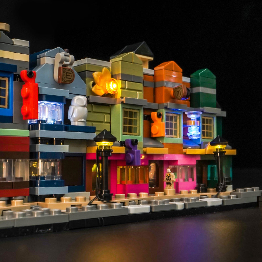 BrickBling Light Kit for LEGO Harry Potter Diagon Alley™ Wizarding Shops 76444