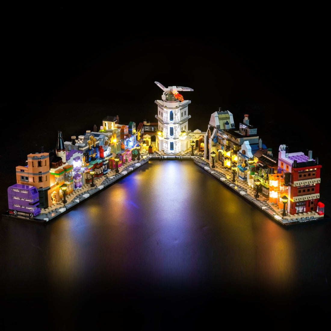 BrickBling Light Kit for LEGO Harry Potter Diagon Alley™ Wizarding Shops 76444 Classic Version