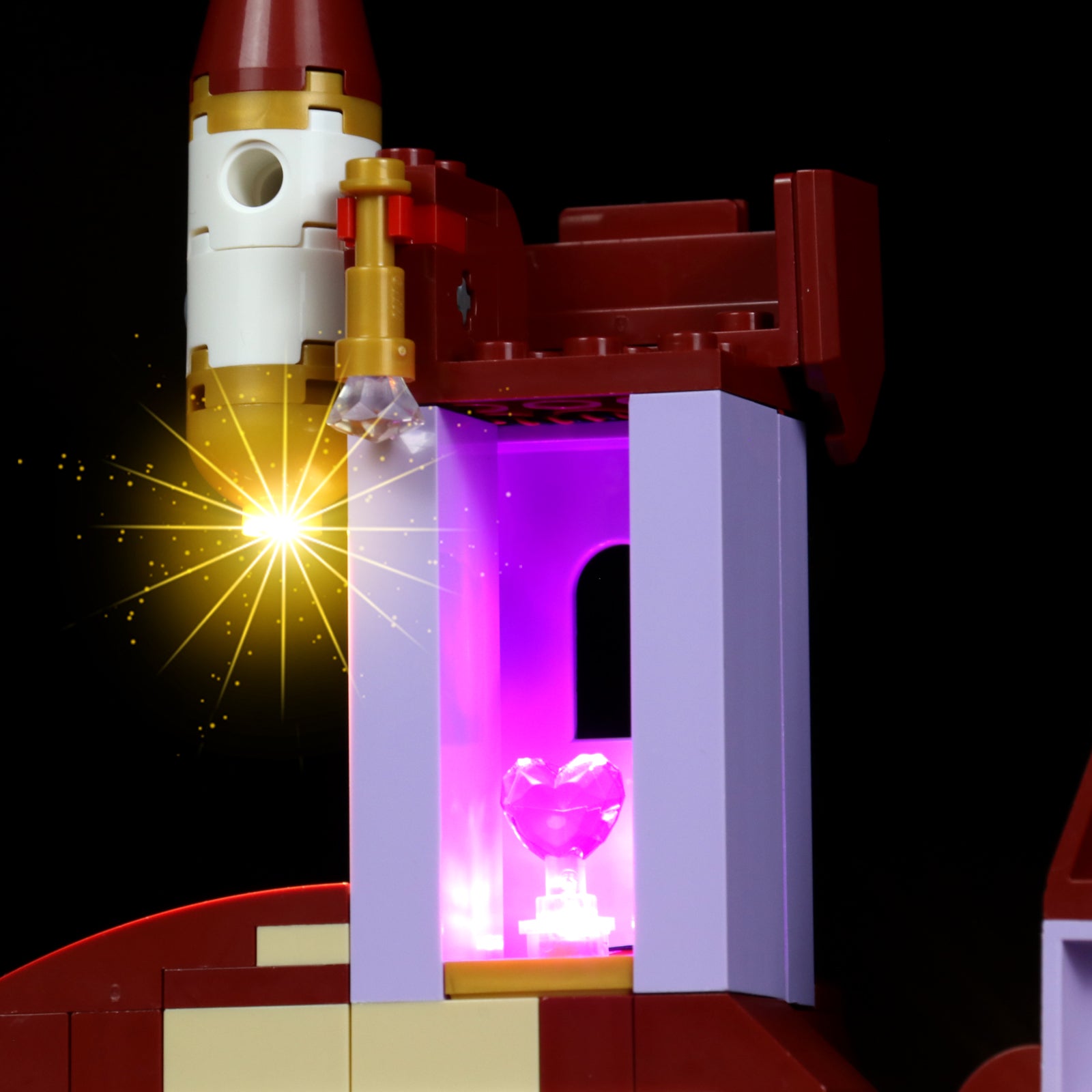 BrickBling Light Kit for LEGO Disney Belle and the Beast's Castle 43196