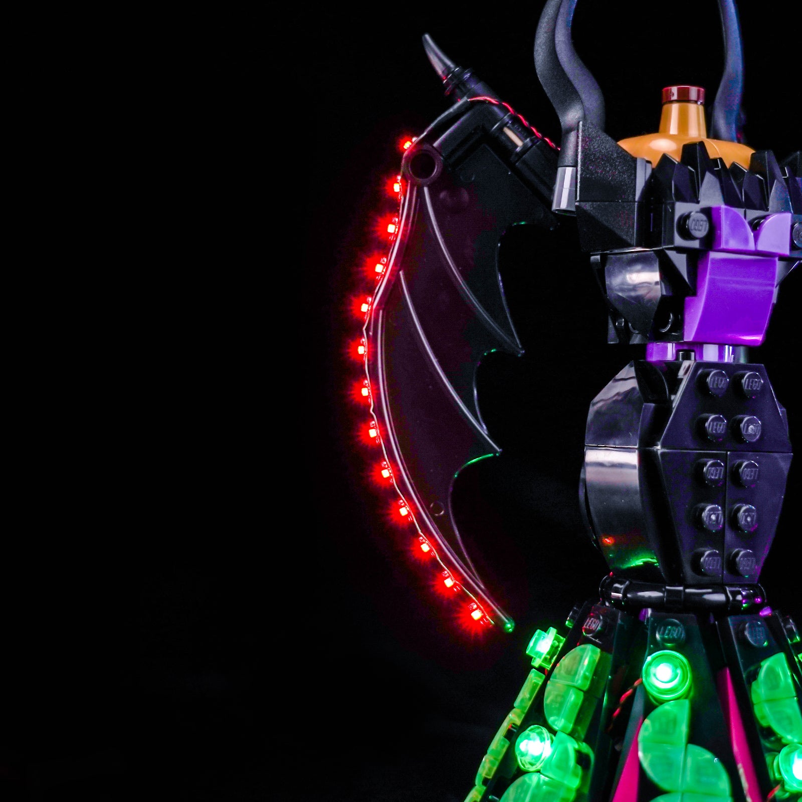 BrickBling Light Kit for LEGO Disney Maleficent's and Cruella De Vil's Dresses 43262