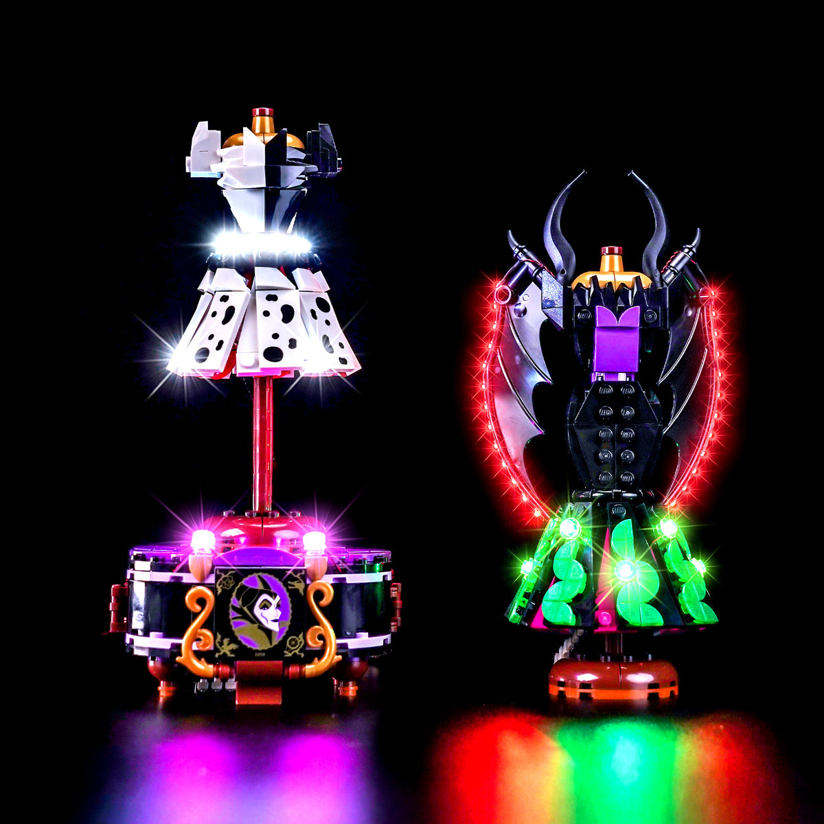 マレフィセント＆ディアブロ LEDライト Disney Villains