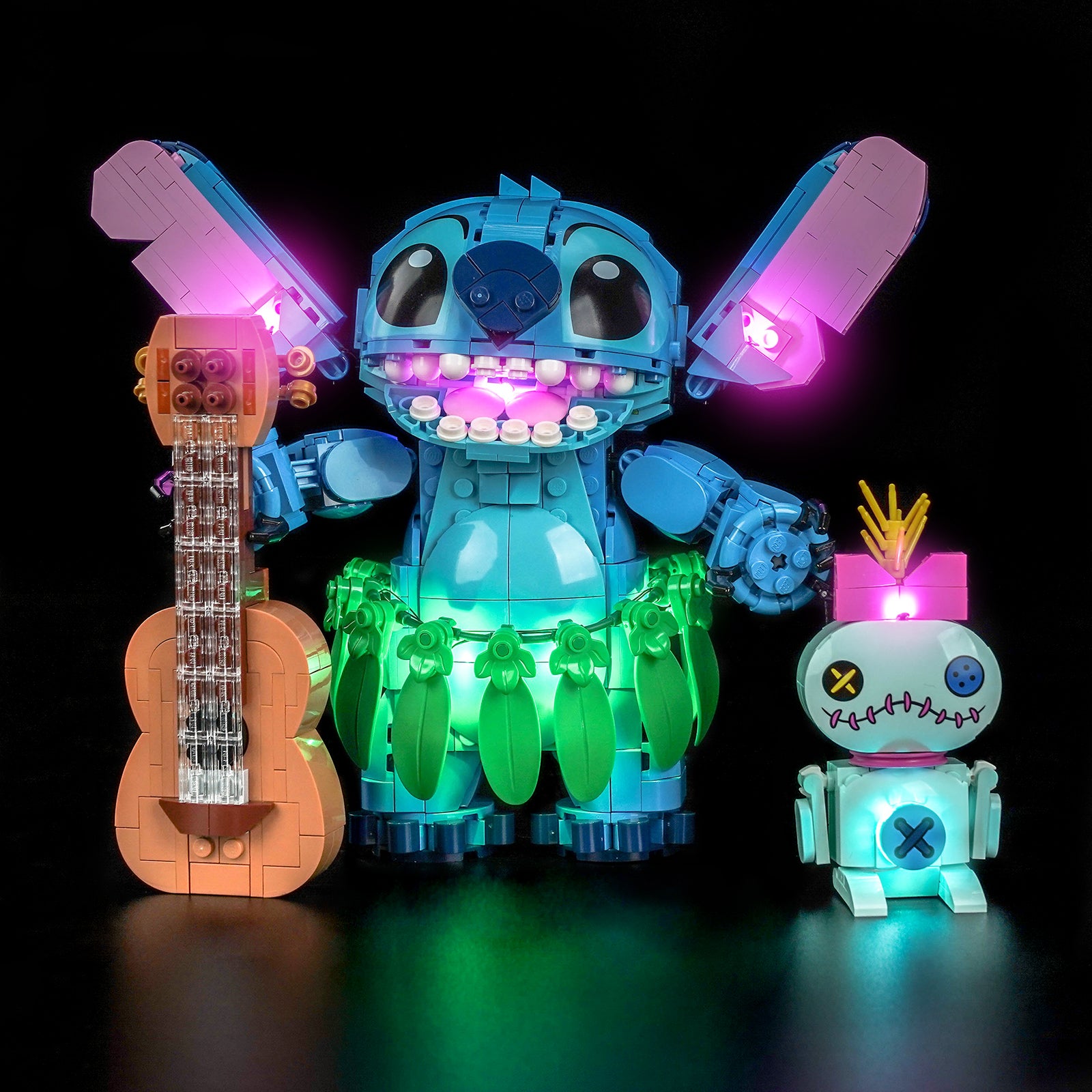 BrickBling Light Kit for LEGO Disney Stitch & Scrump 43296