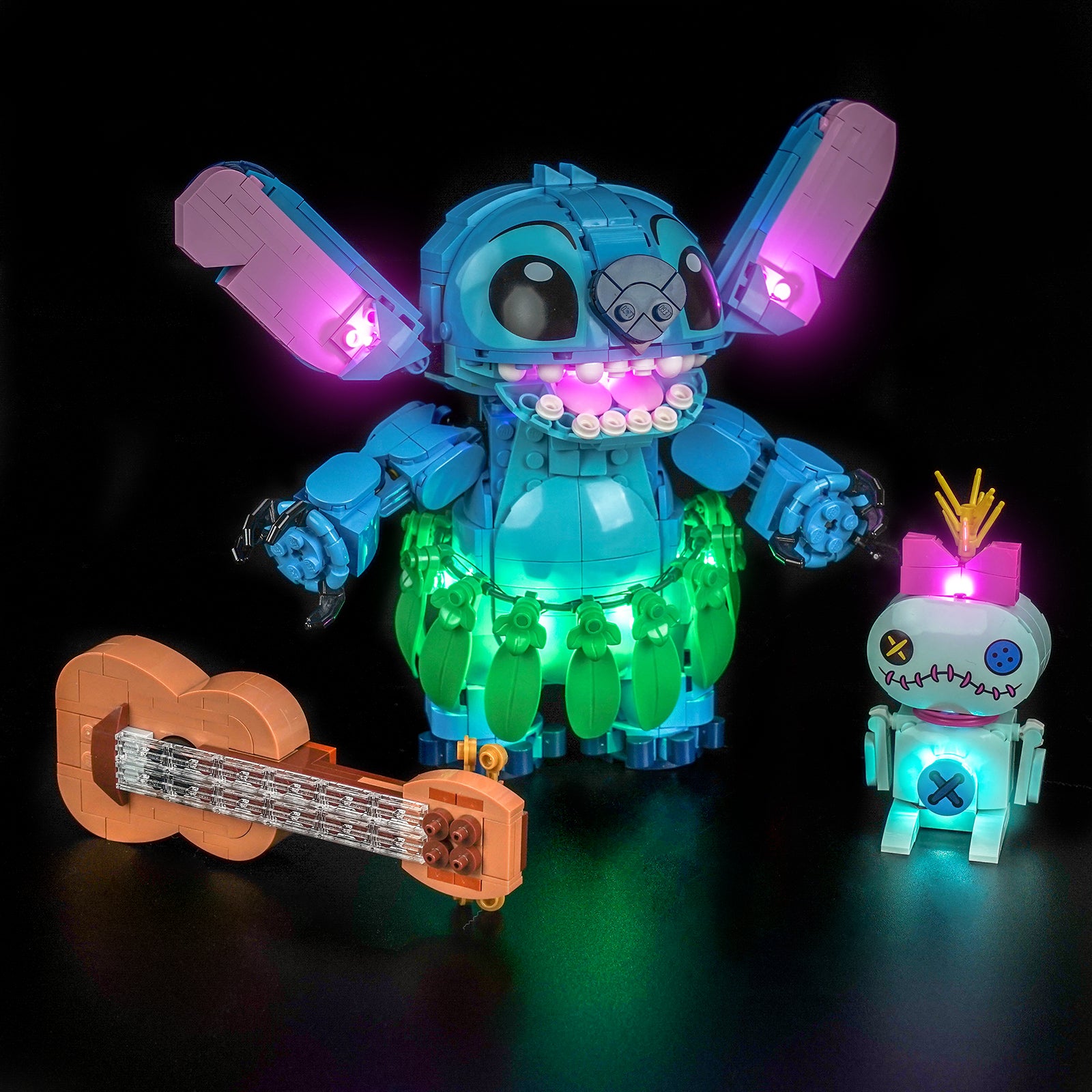 BrickBling Light Kit for LEGO Disney Stitch & Scrump 43296
