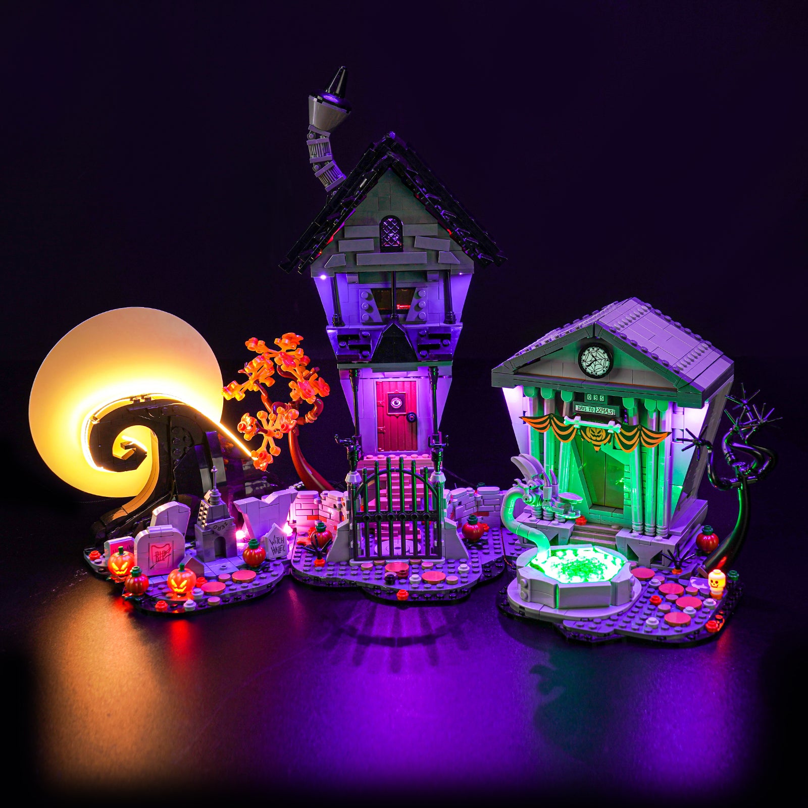 BrickBling Light Kit for LEGO Ideas Disney Tim Burton's The Nightmare Before Christmas 21351 2025 New Version
