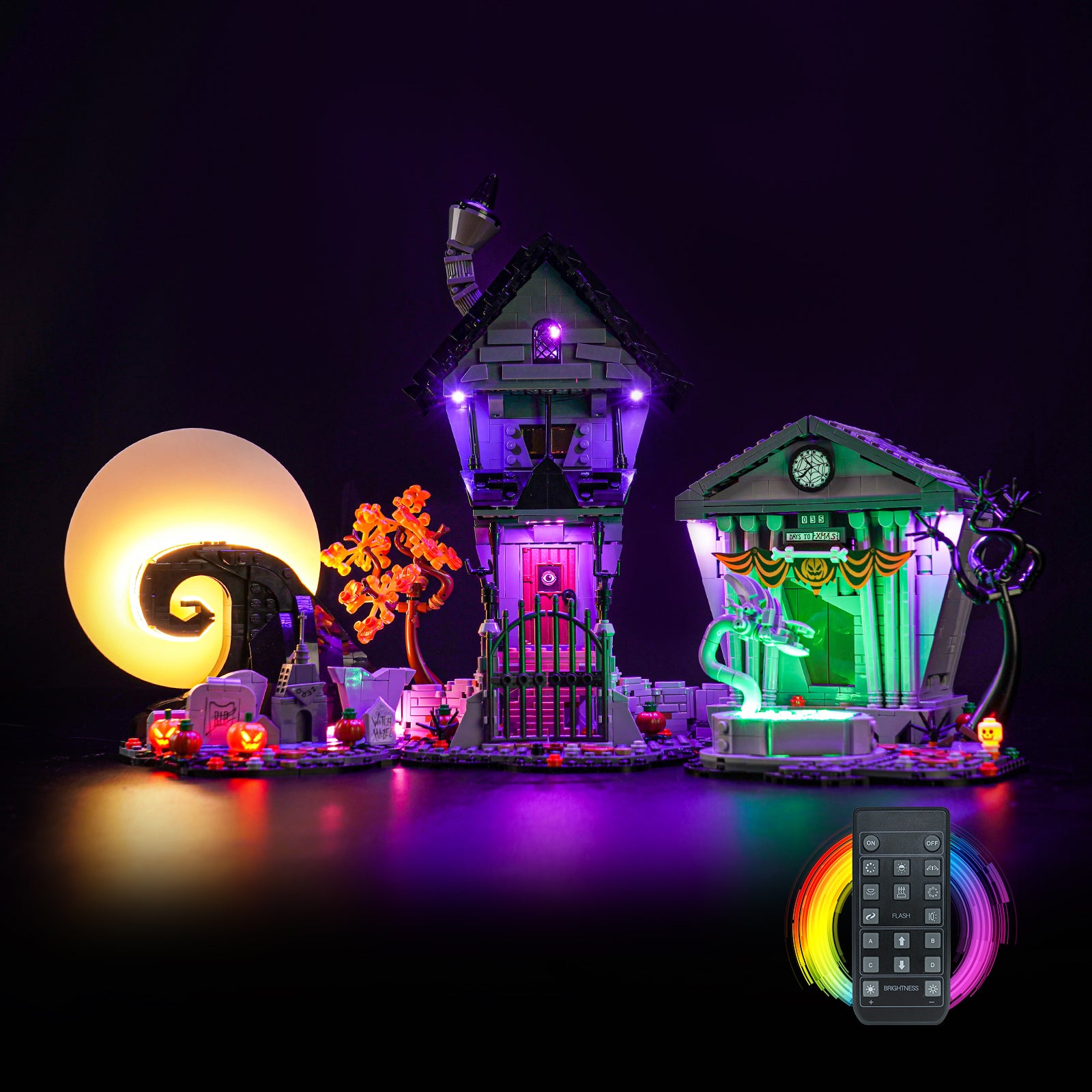 BrickBling Light Kit for LEGO Ideas Disney Tim Burton's The Nightmare Before Christmas 21351 2025 New Version