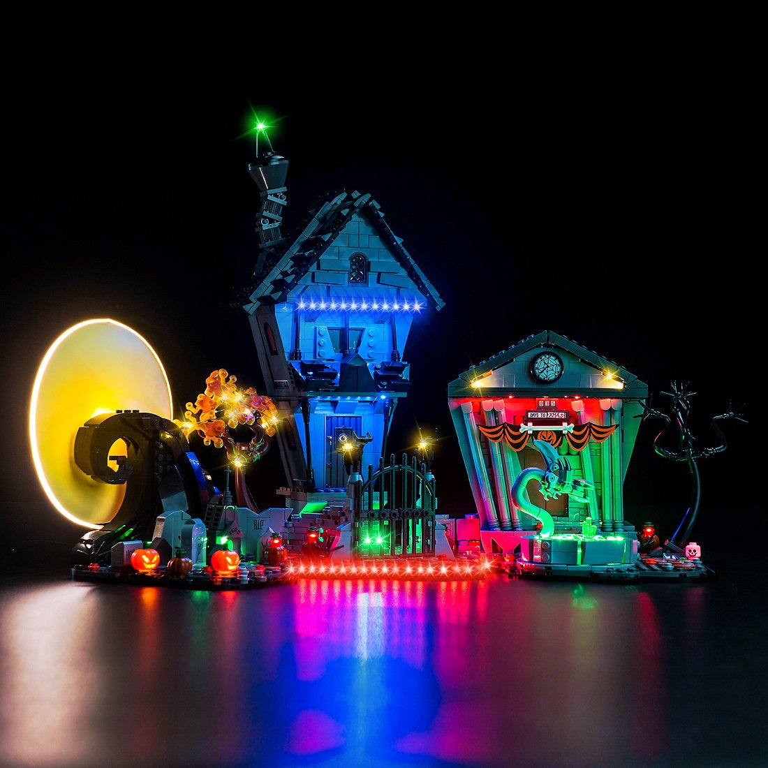 BrickBling Light Kit for LEGO Ideas Disney Tim Burton's The Nightmare Before Christmas 21351  Plus Version