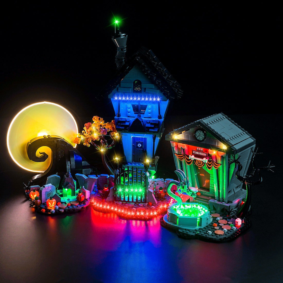 BrickBling Light Kit for LEGO Ideas Disney Tim Burton's The Nightmare Before Christmas 21351  Plus Version