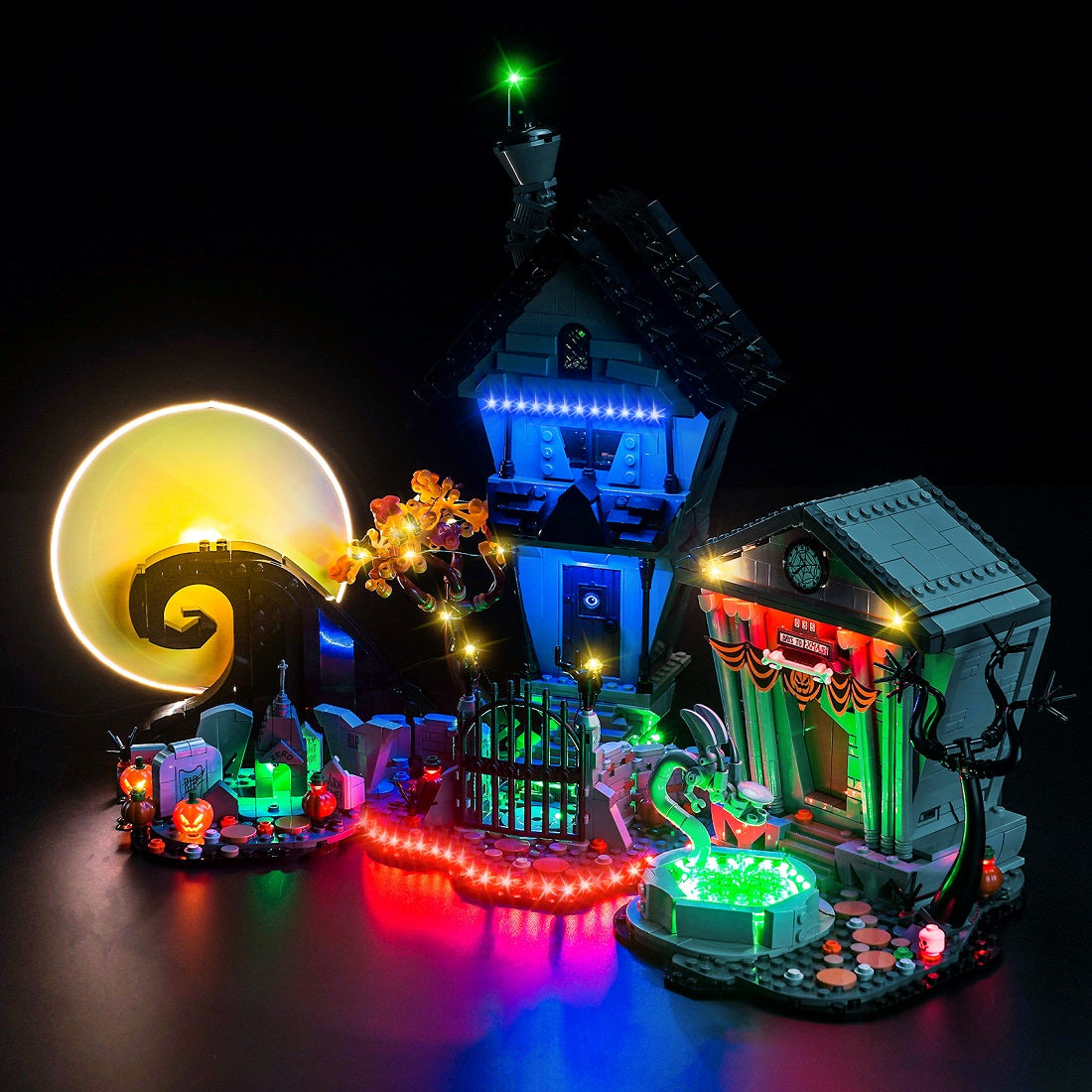 BrickBling Light Kit for LEGO Ideas Disney Tim Burton's The Nightmare Before Christmas 21351  Plus Version