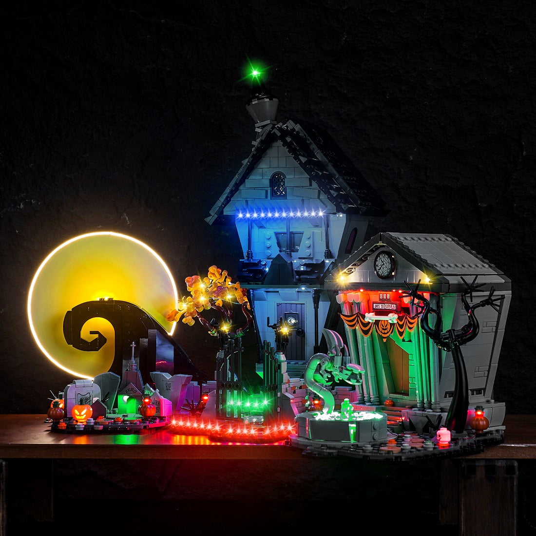 BrickBling Light Kit for LEGO Ideas Disney Tim Burton's The Nightmare Before Christmas 21351  Plus Version