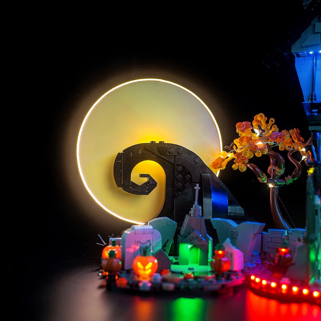 BrickBling Light Kit for LEGO Ideas Disney Tim Burton's The Nightmare Before Christmas 21351  Plus Version