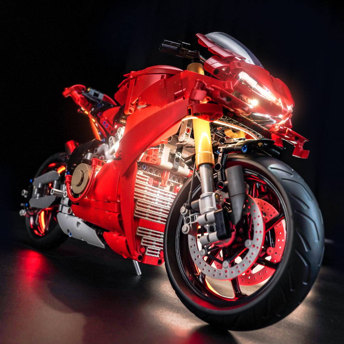 BrickBling Light Kit for LEGO Technic Ducati Panigale V4 S Motorcycle 42202