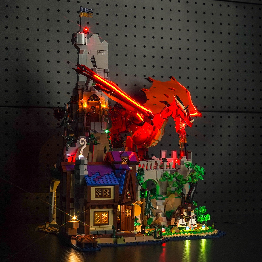 BrickBling Light Kit for LEGO Ideas Dungeons & Dragons: Red Dragon's Tale 21348 GC Version