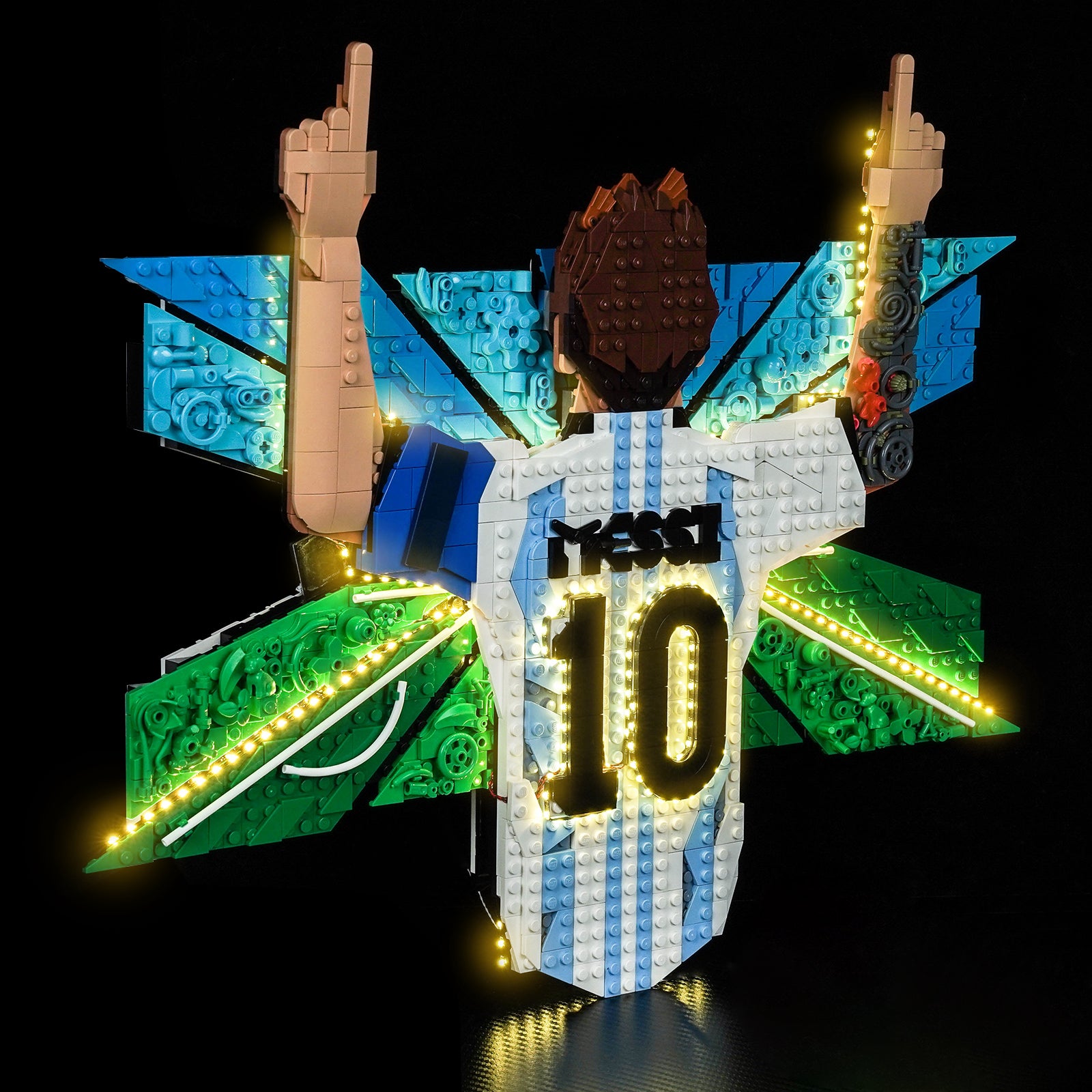 BrickBling Light Kit for LEGO Editions Lionel Messi – Celebration 43018