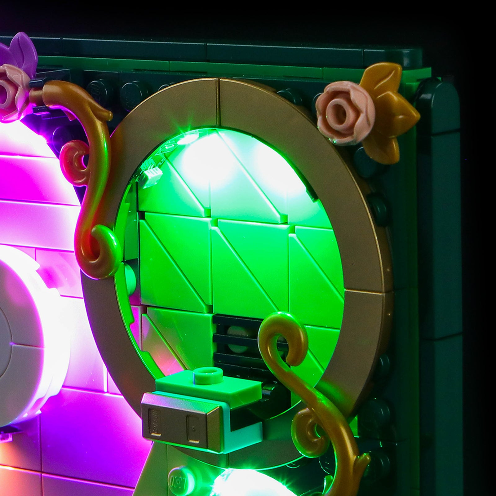 LED Light Kit for LEGO Emerald City Wall Art 75685