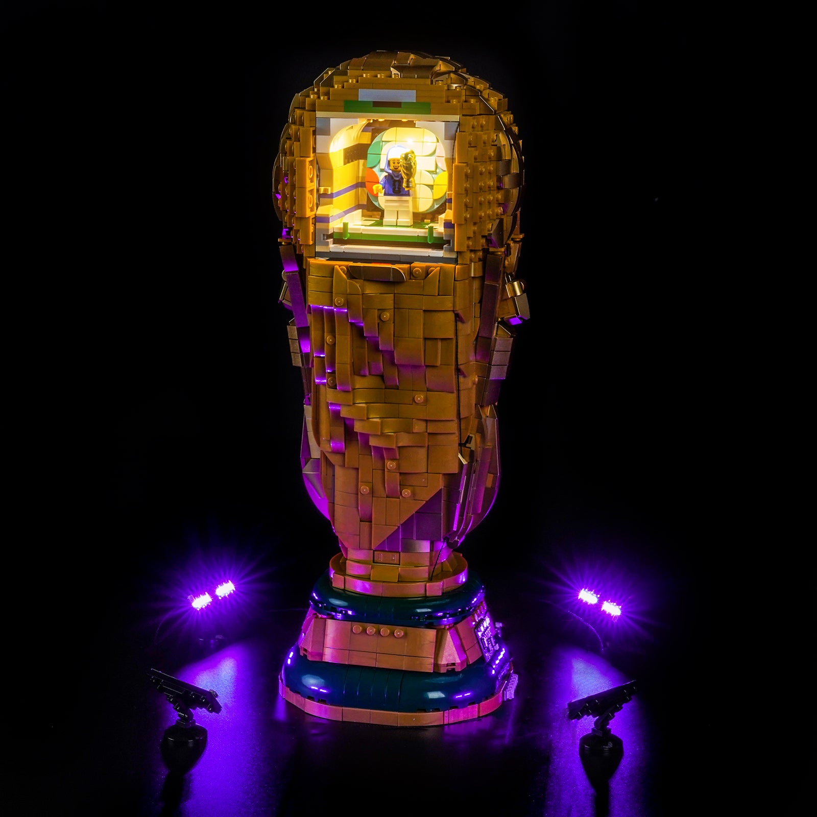 LEGO エディション FIFAワールドカップ™ 公式トロフィー 43020 用 LED