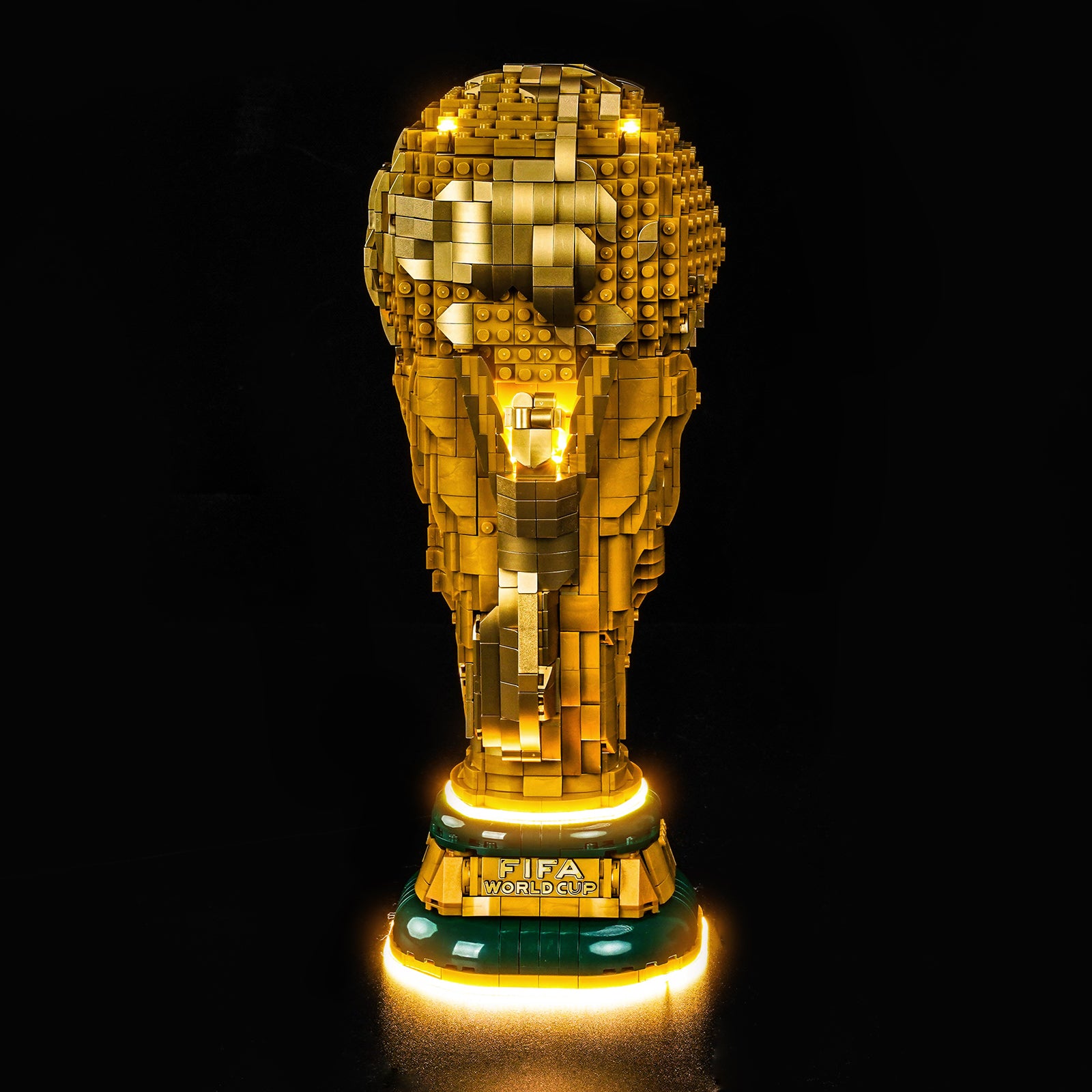 BrickBling Light Kit for LEGO Editions FIFA World Cup™ Official Trophy 43020 Warm Light Version